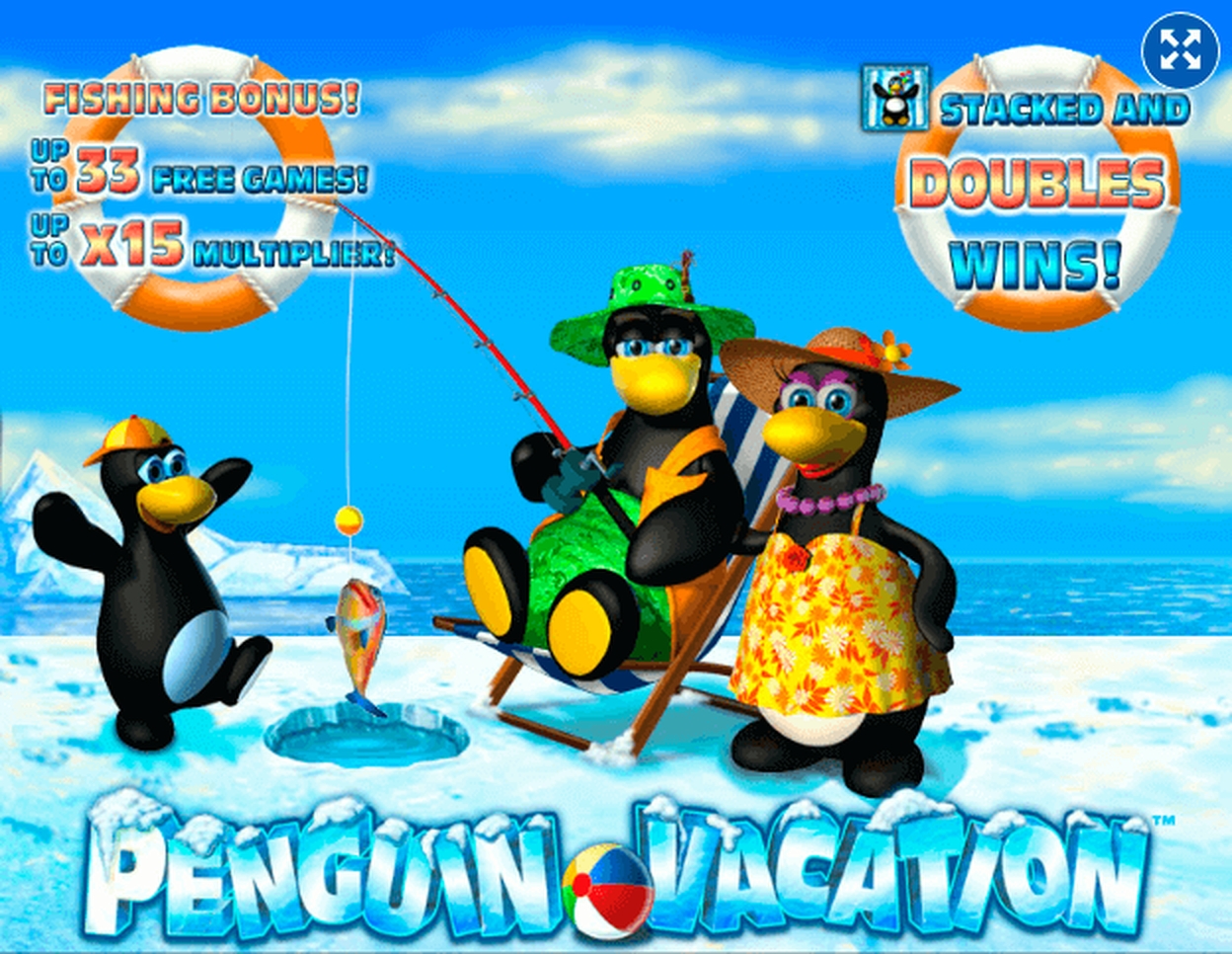 The Penguin Vacation (PlayPearls) Online Slot Demo Game by PlayPearls
