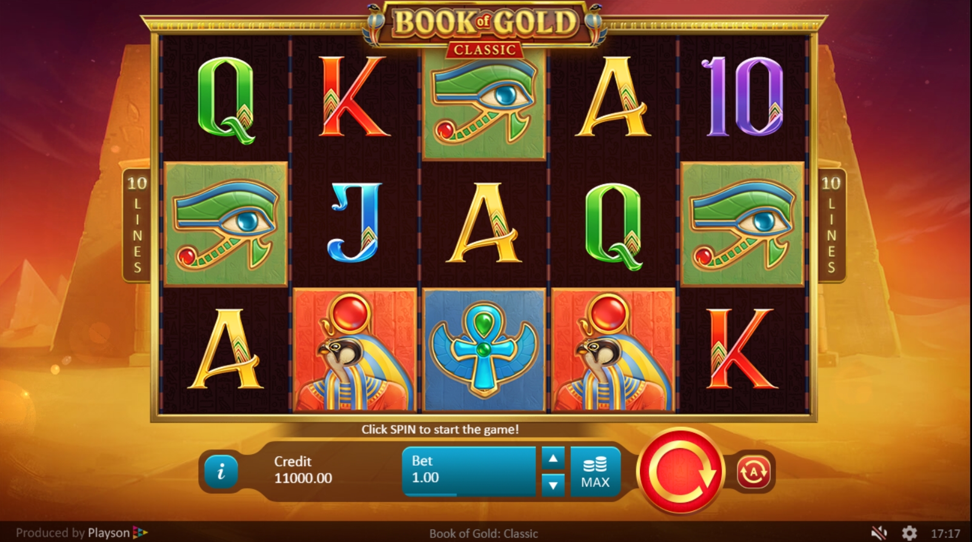Reels in Book of Gold: Classic Slot Game by Playson