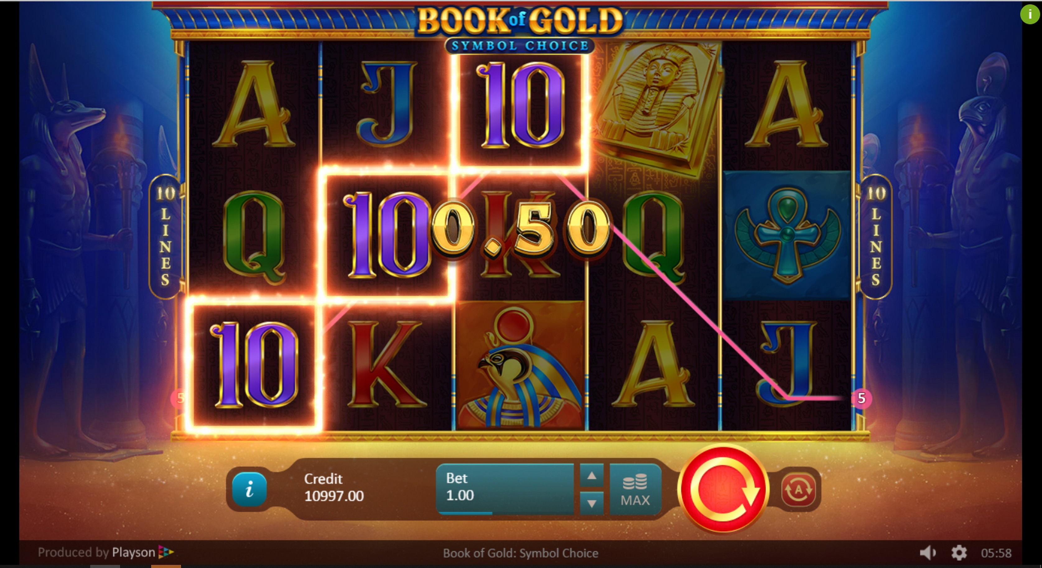 Win Money in Book of Gold: Symbol Choice Free Slot Game by Playson