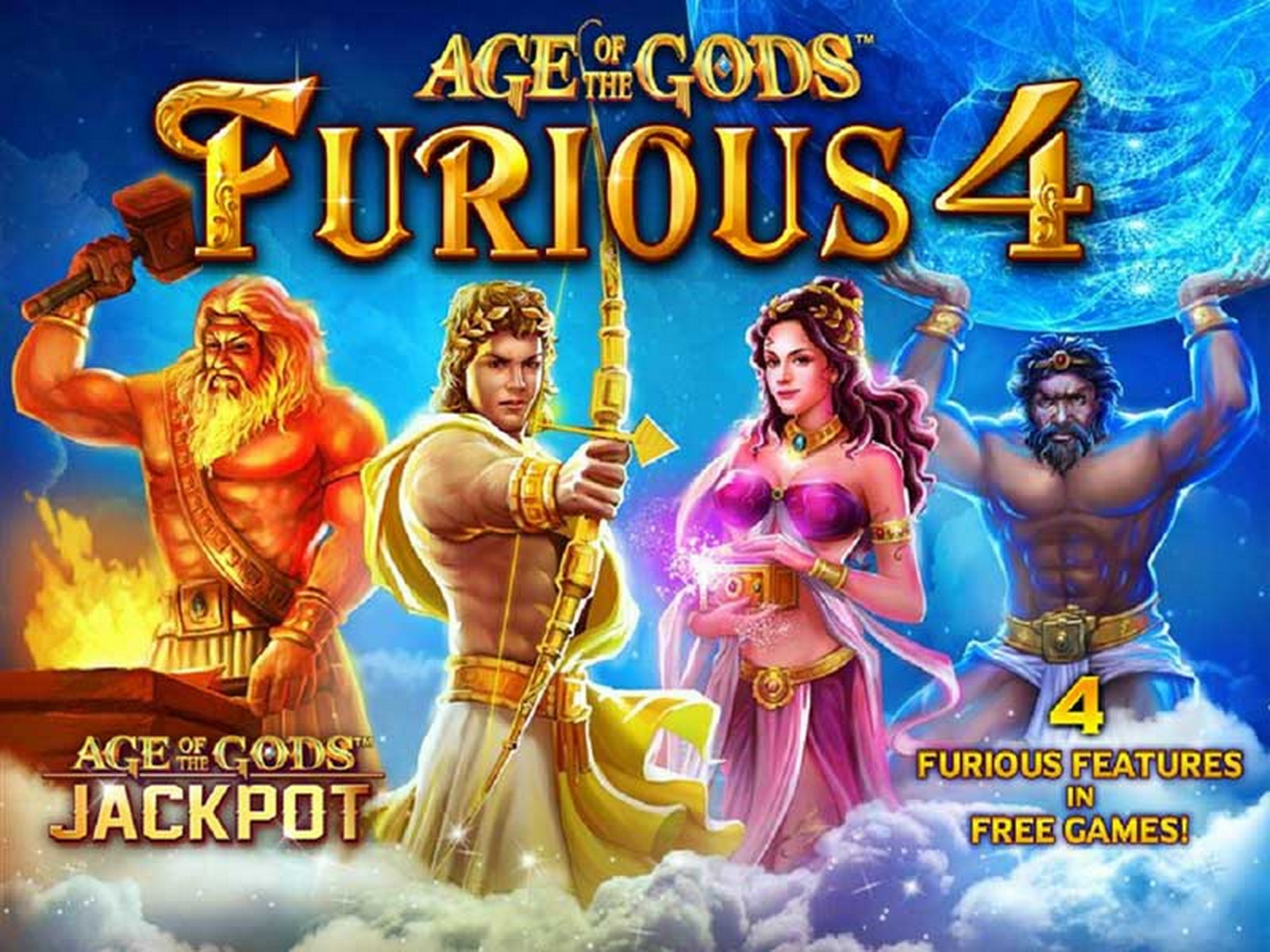 Age of the Gods: Furious Four Online Slot Demo Game by Playtech