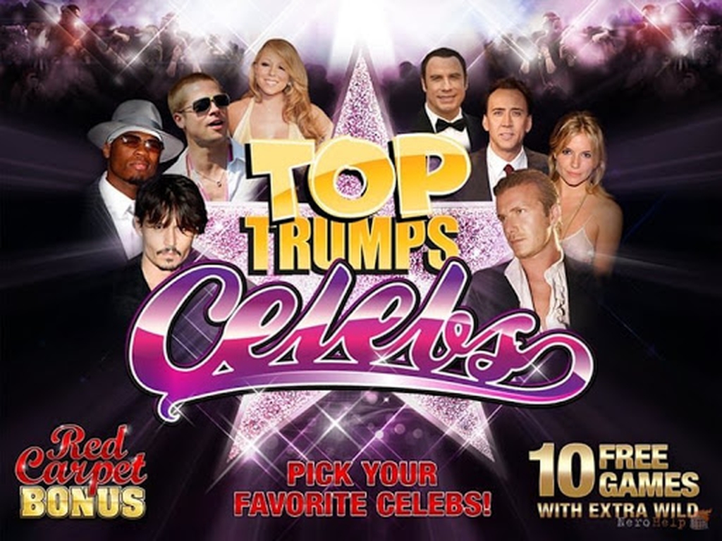 Top Trumps Celebs Online Slot Demo Game by Playtech