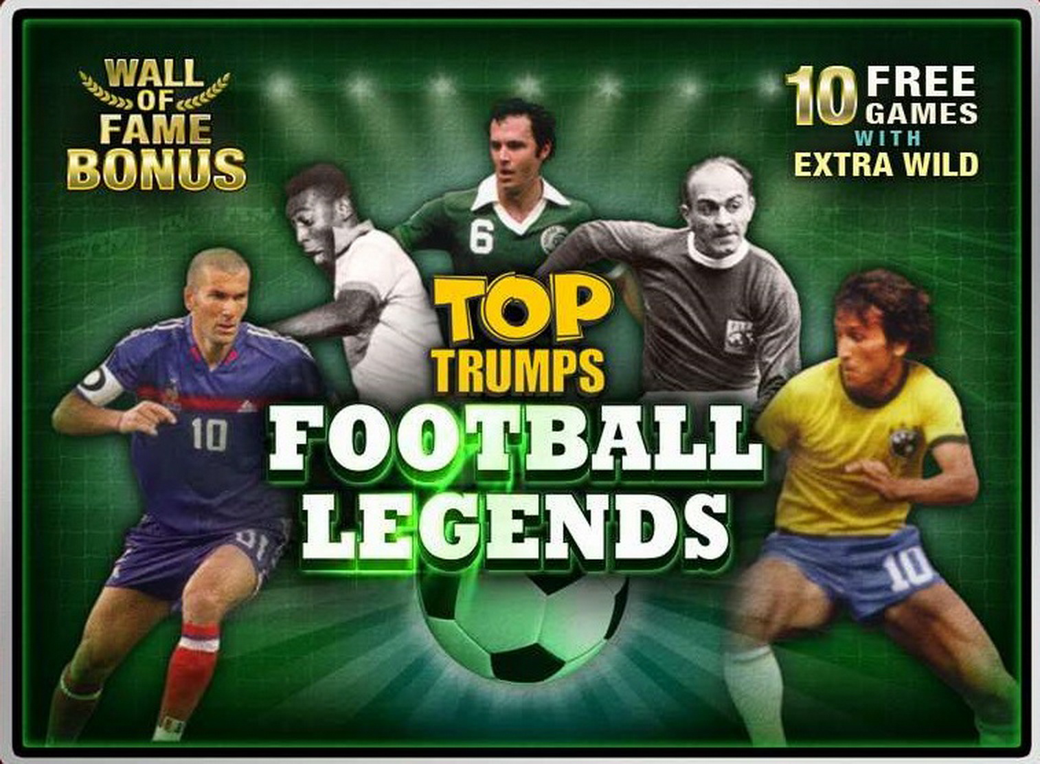 The Top Trumps World Football Legends Online Slot Demo Game by Playtech