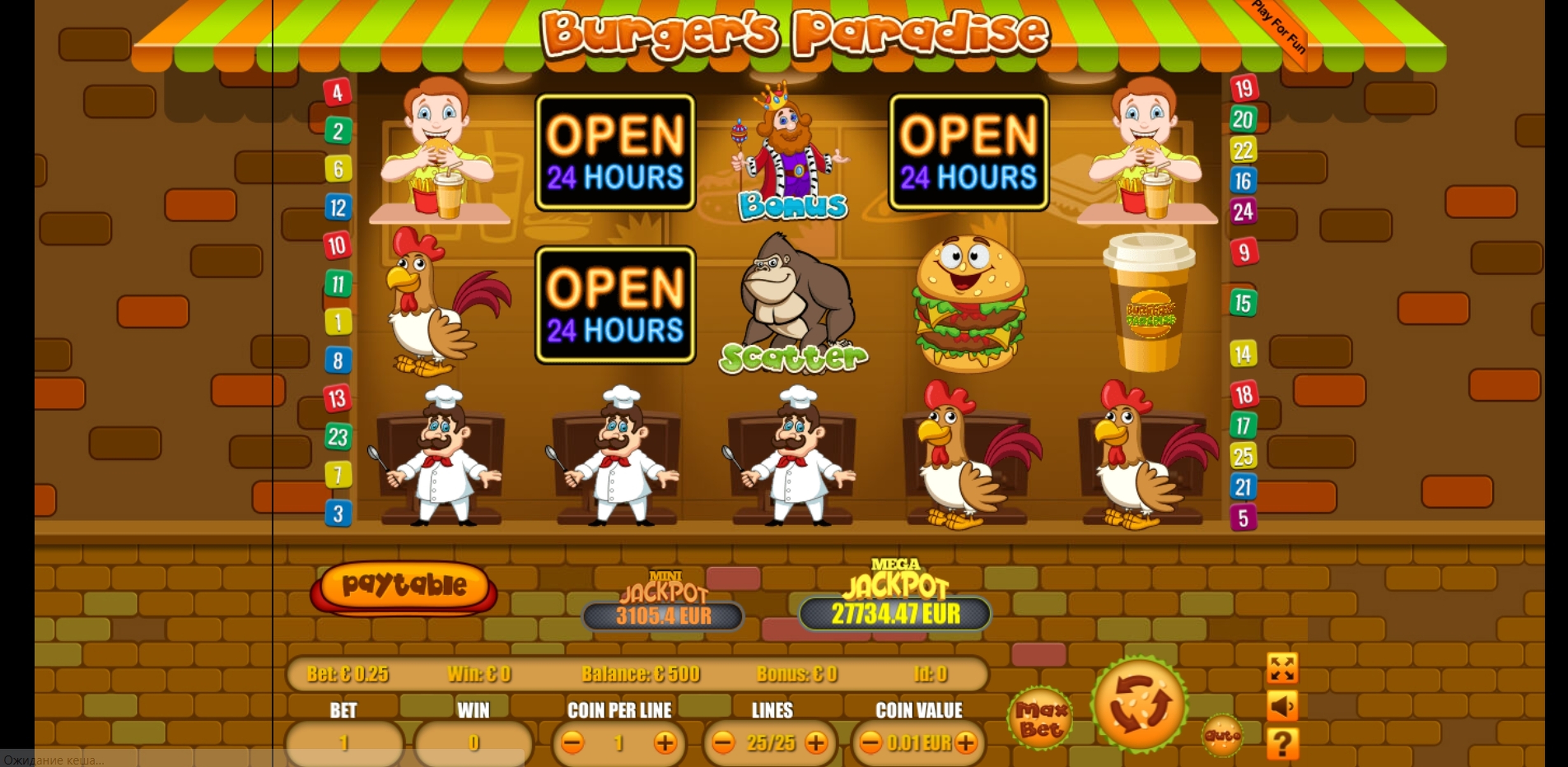 hamburger slot machines on facebook games