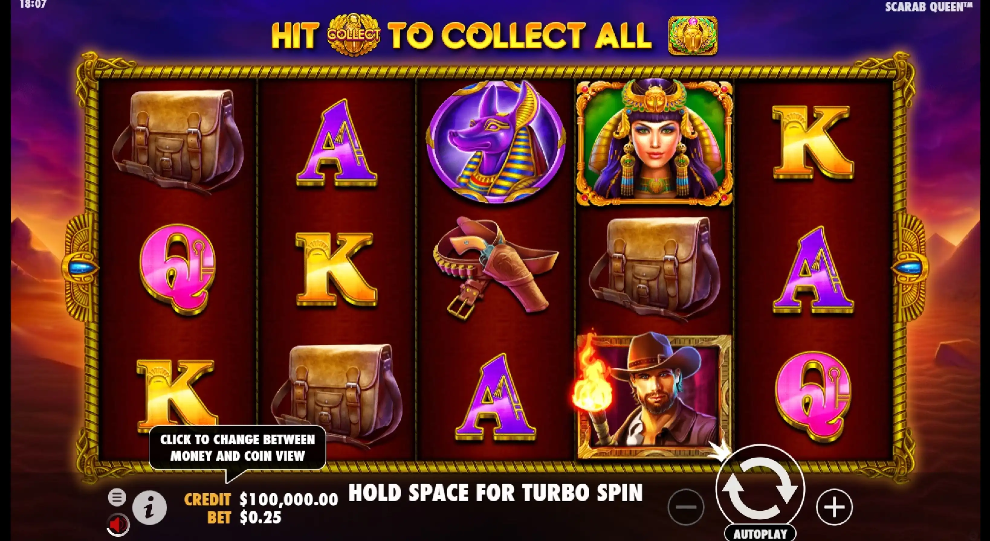 Reels in John Hunter Tomb of the Scarab Queen Slot Game by Pragmatic Play