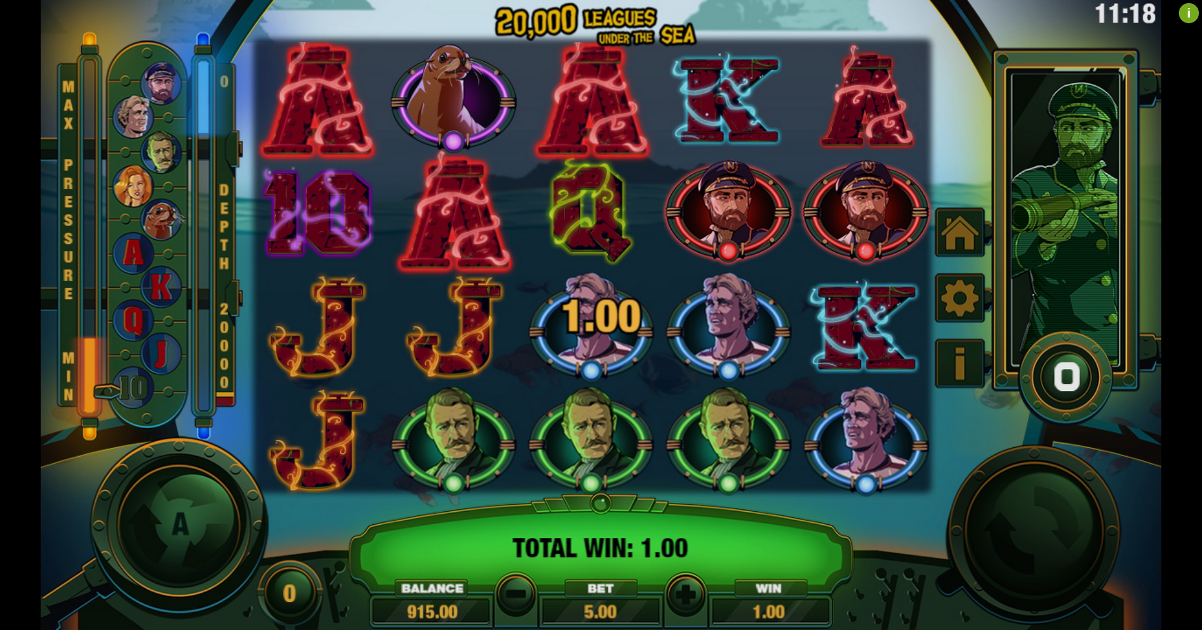 Win Money in 20000 Leagues Under The Sea Free Slot Game by Probability Jones