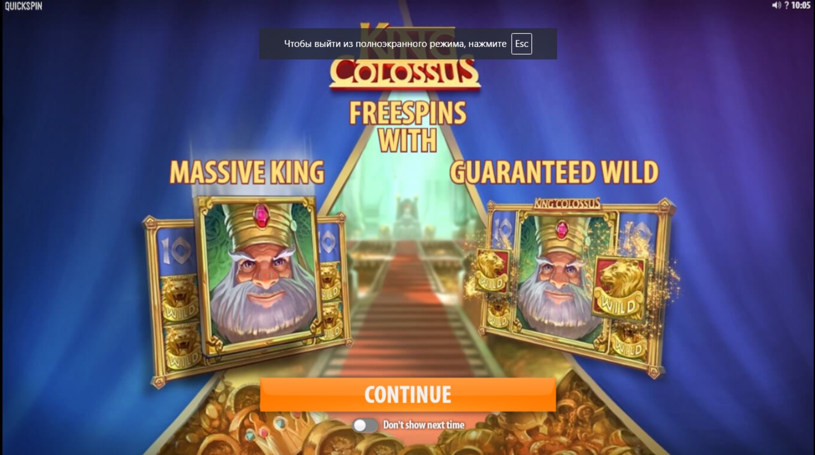 Play King Colossus Free Casino Slot Game by Quickspin