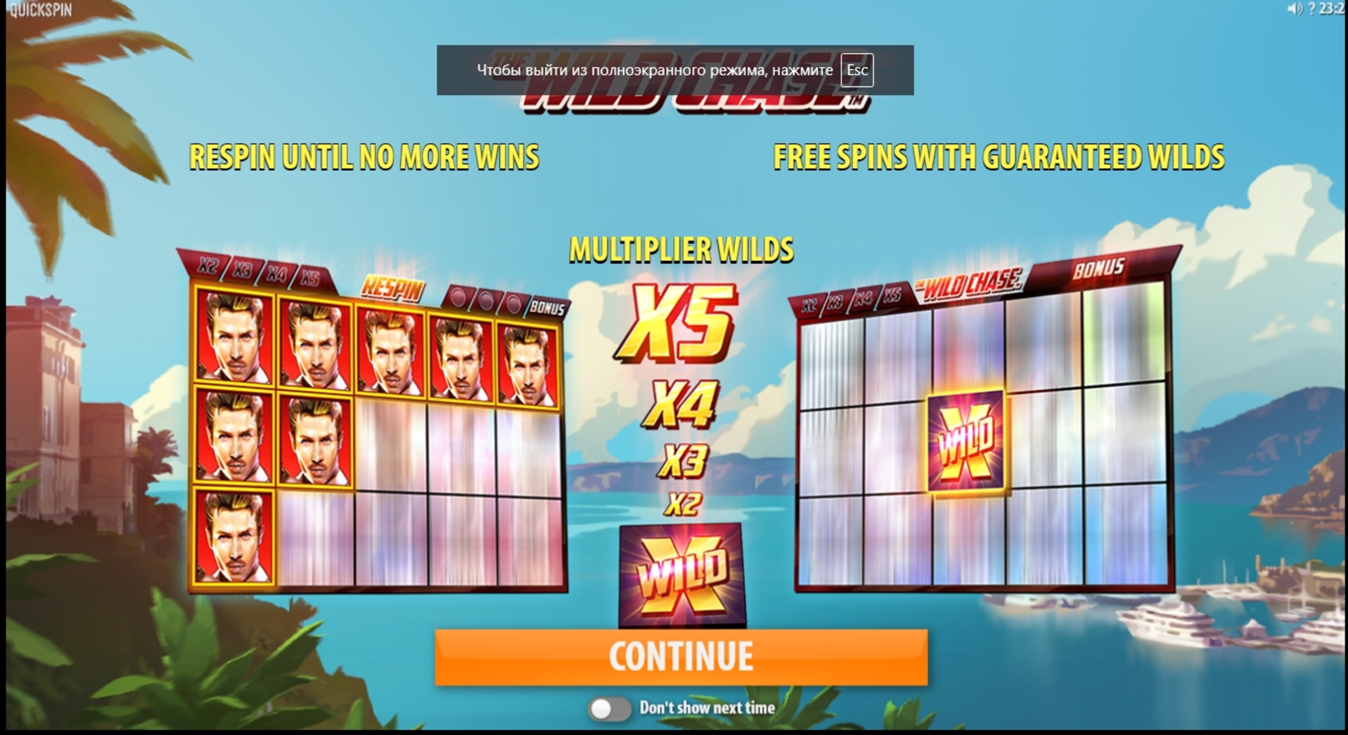 Play The Wild Chase Free Casino Slot Game by Quickspin