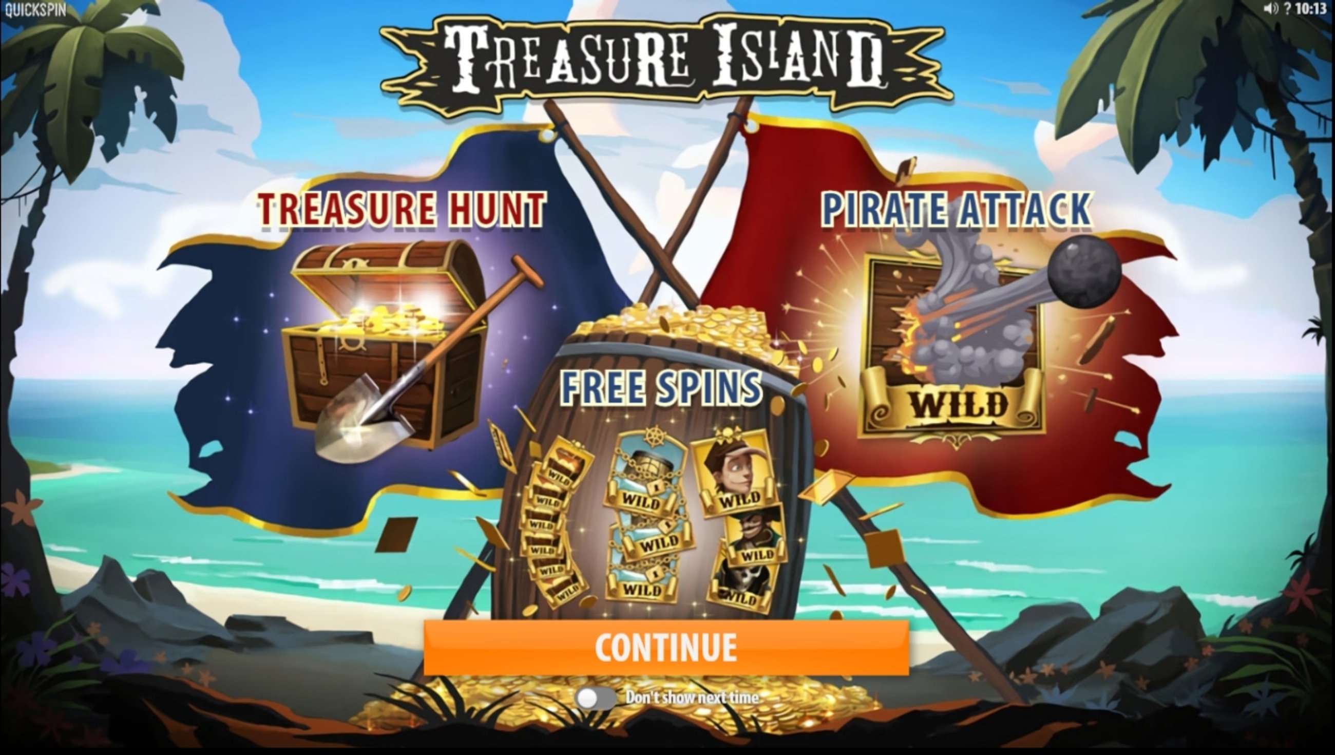 Play Treasure Island Free Casino Slot Game by Quickspin
