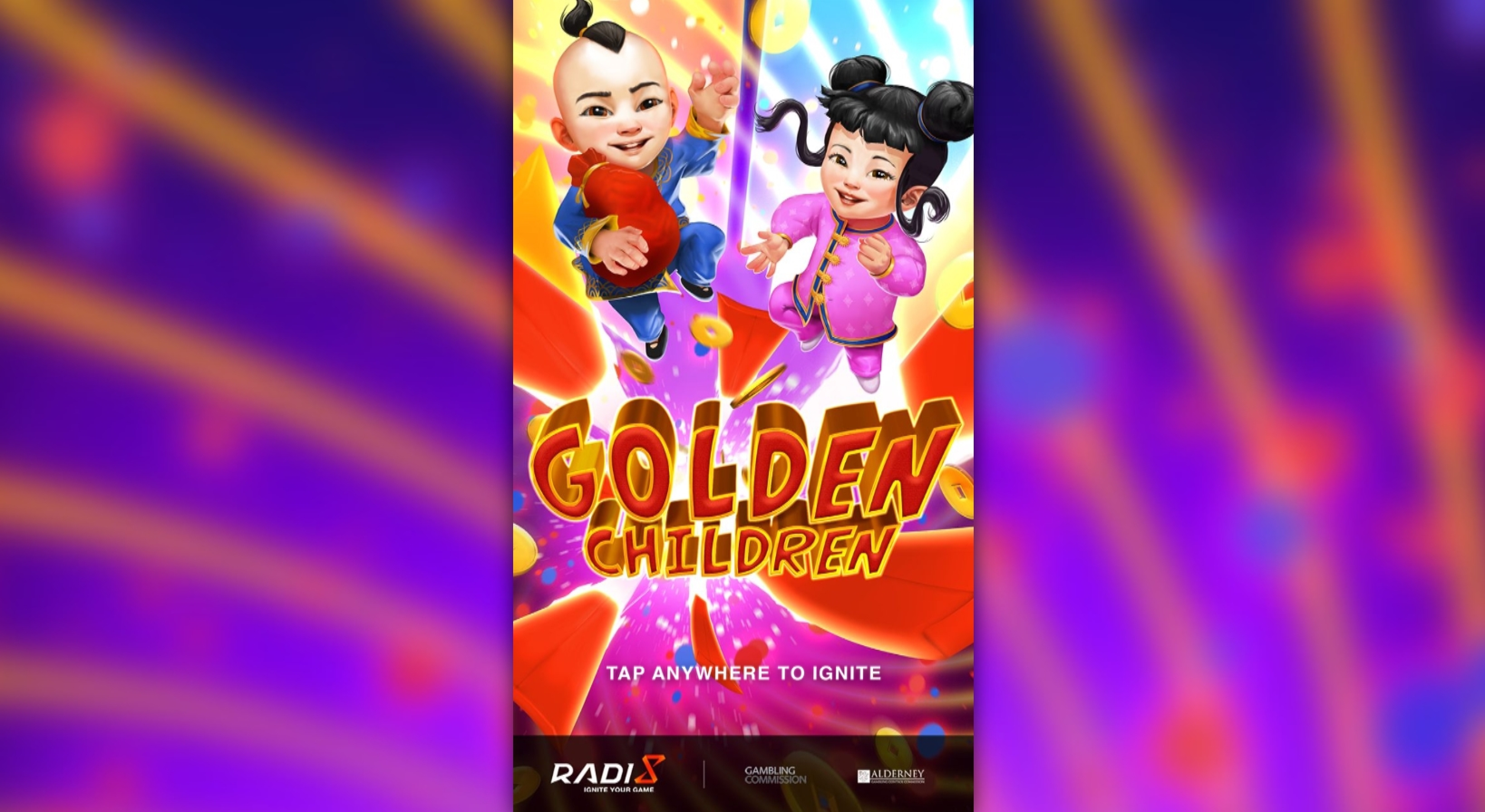 Play Golden Children Free Casino Slot Game by Radi8