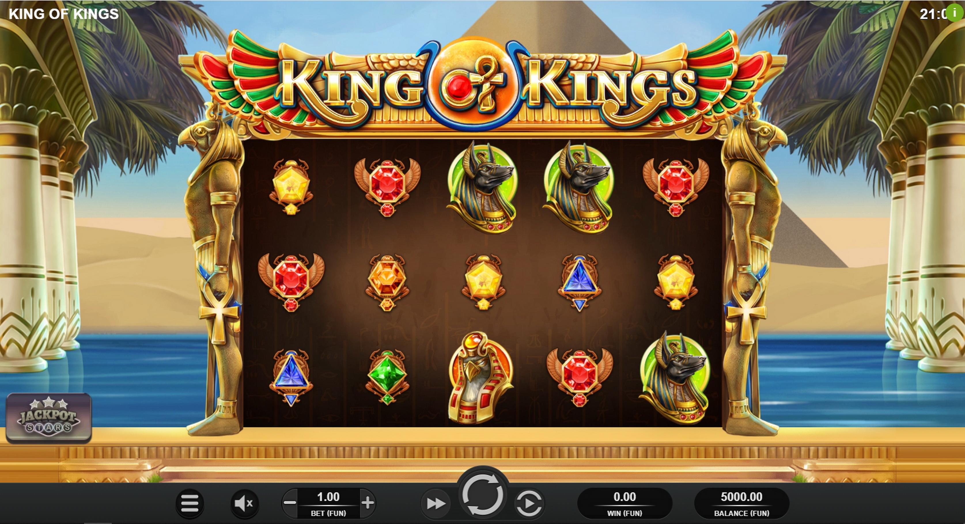 Reels in King of Kings Slot Game by Relax Gaming