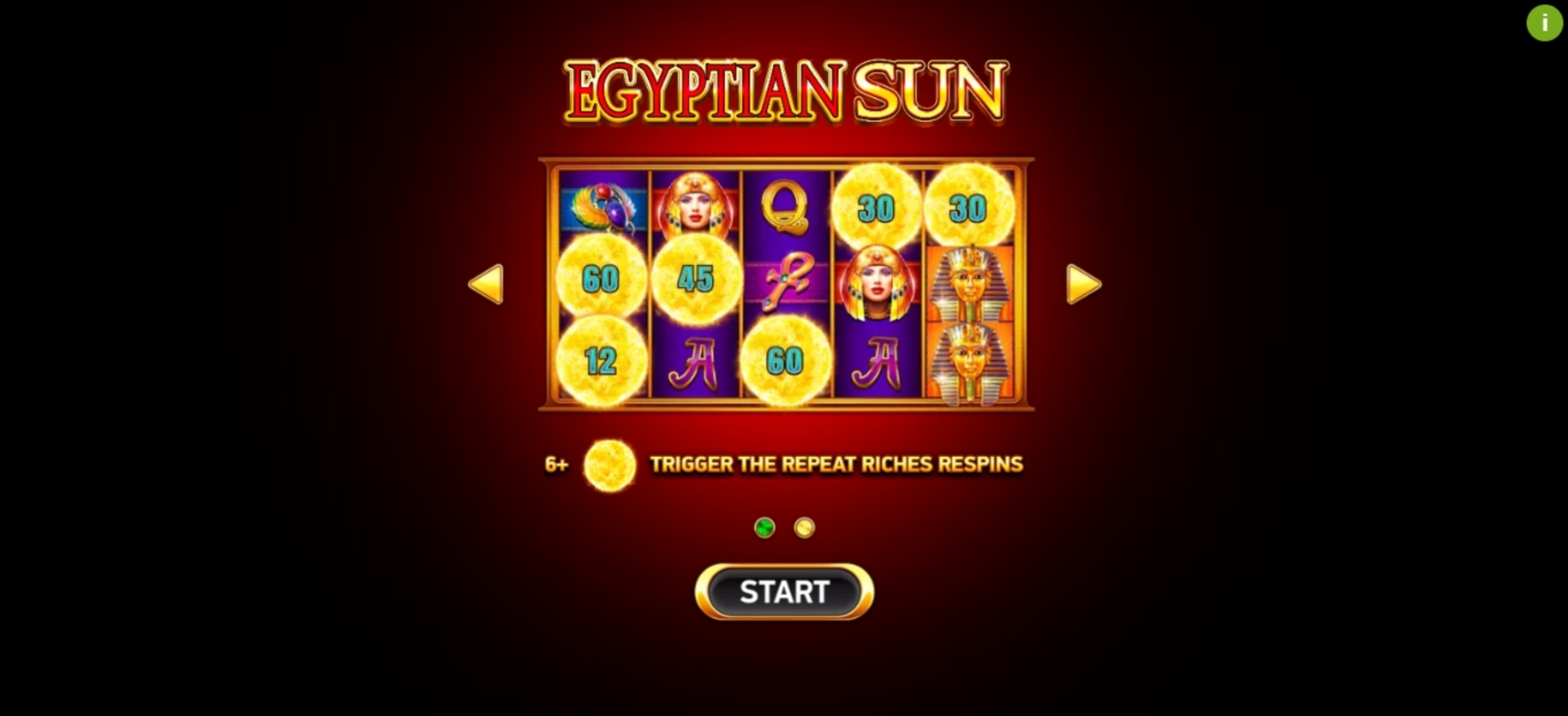 Play Egyptian Sun Free Casino Slot Game by Ruby Play