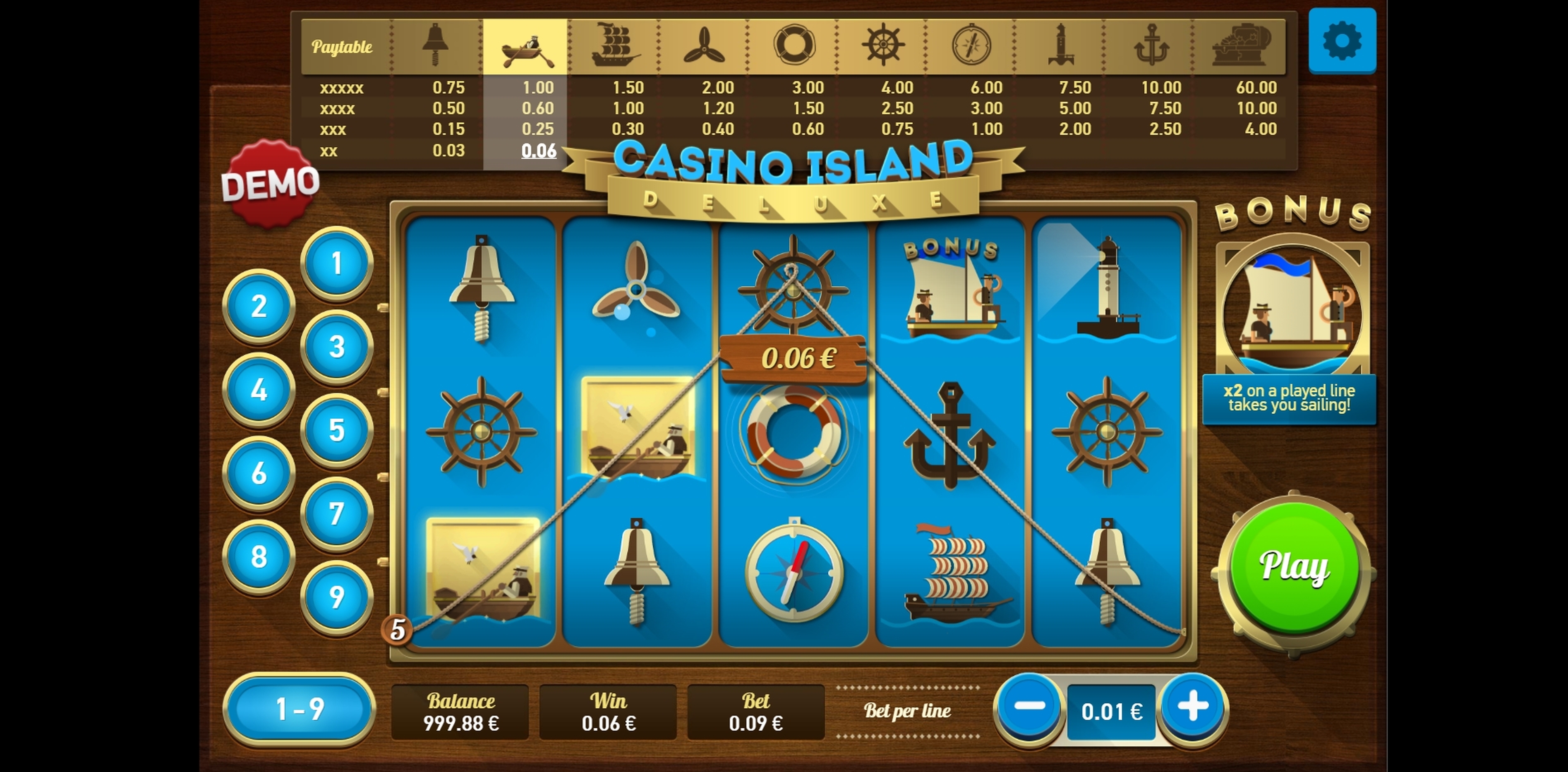 Win Money in Casino Island Deluxe Free Slot Game by PAF