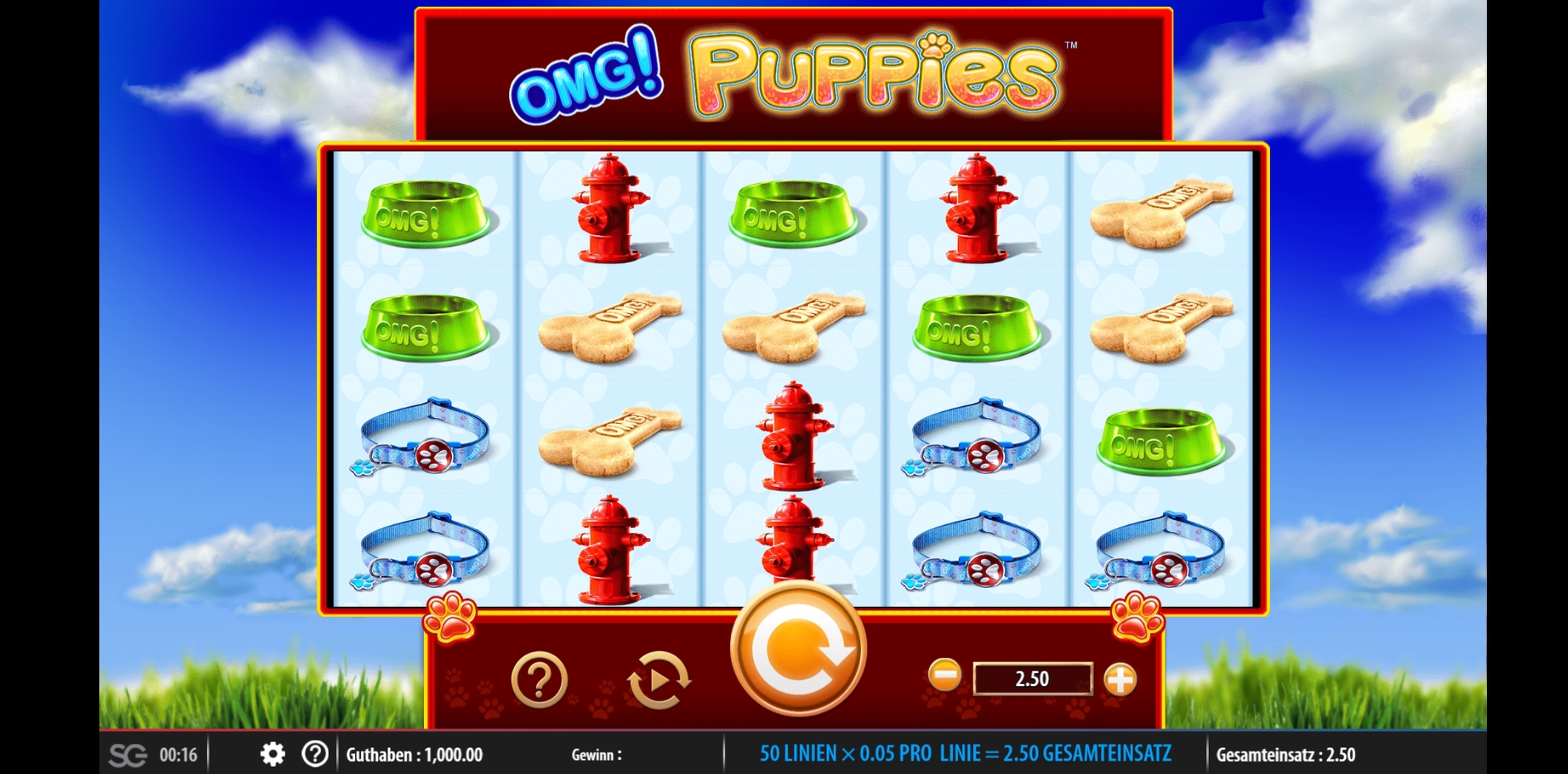 Reels in OMG! Puppies Slot Game by WMS