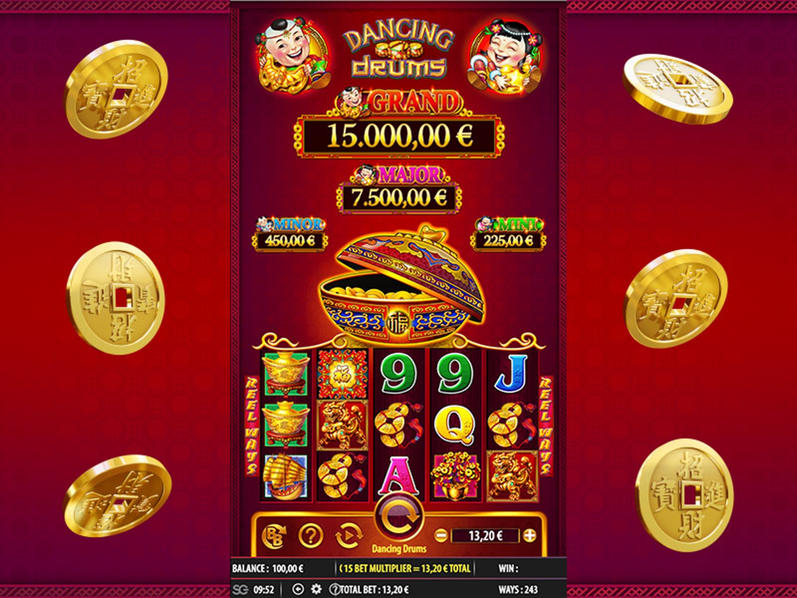 free dancing drums slot machine