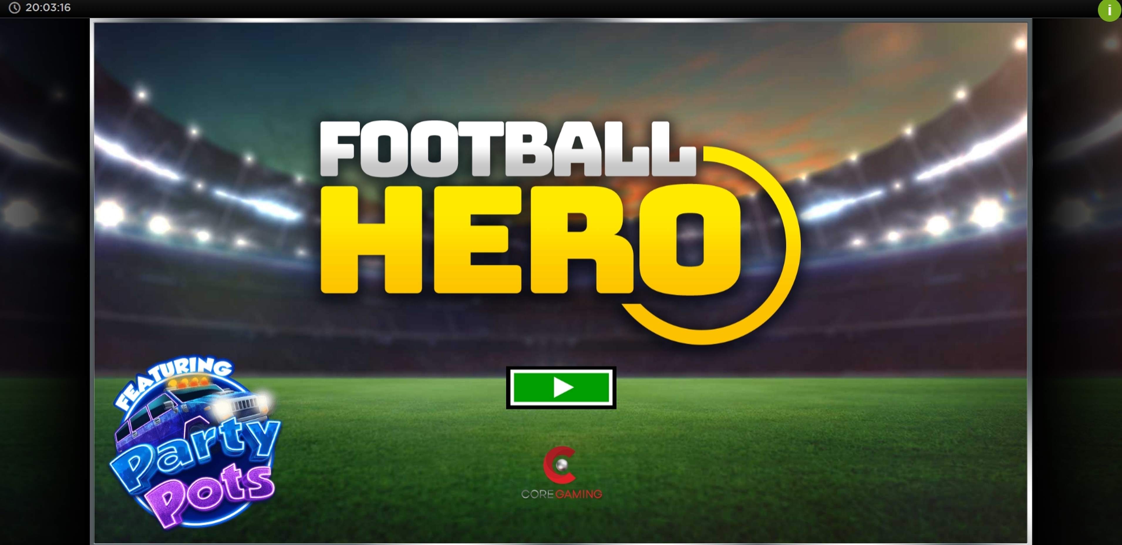 Play Football Hero Free Casino Slot Game by SG