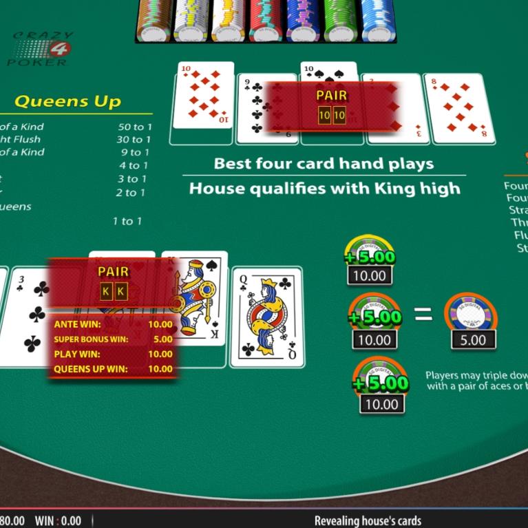 Crazy 4 Poker (Shuffle Master) Slot Machine Online by Shuffle Master ...