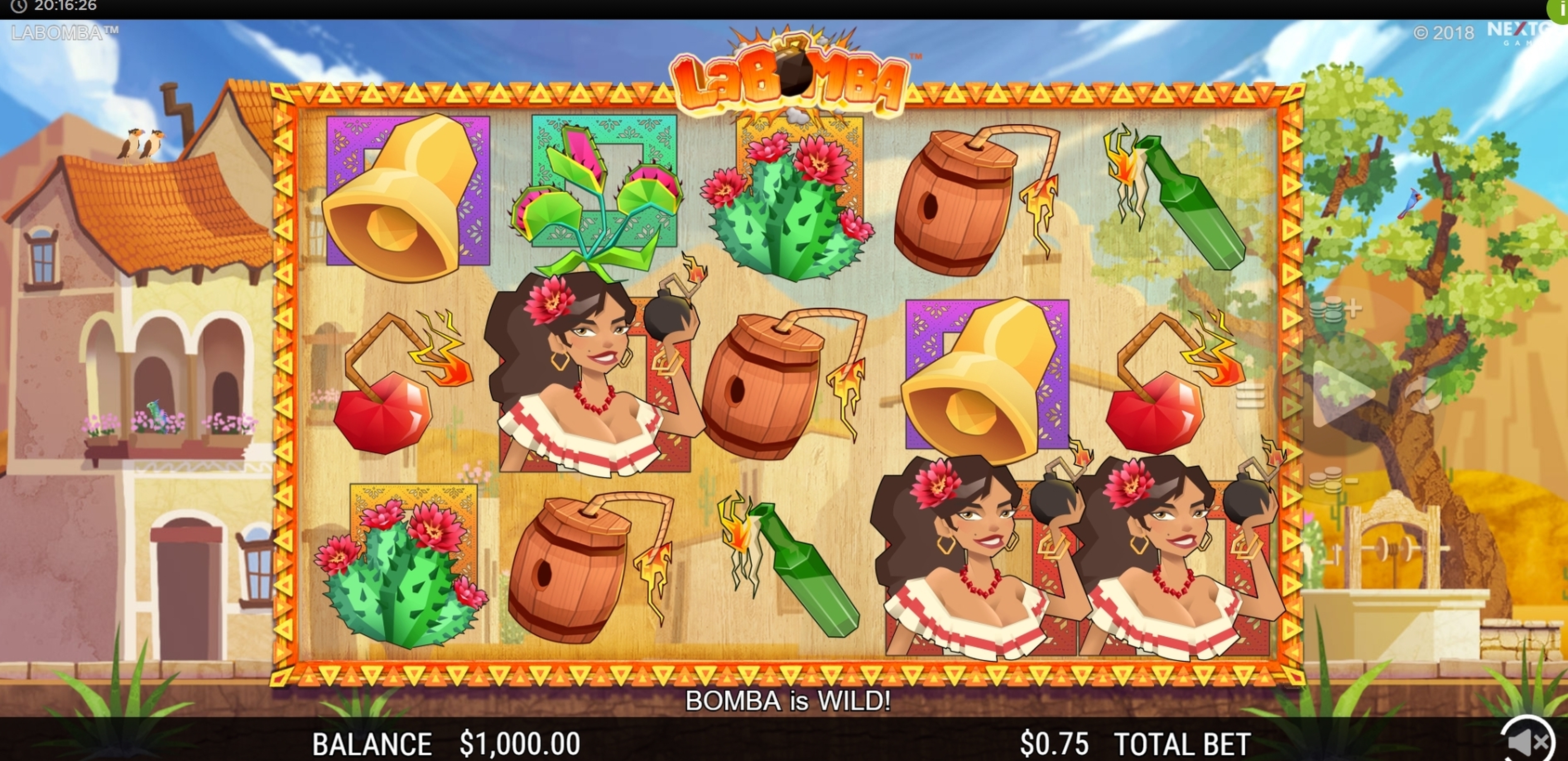 Reels in La Bomba Slot Game by Side City Studios