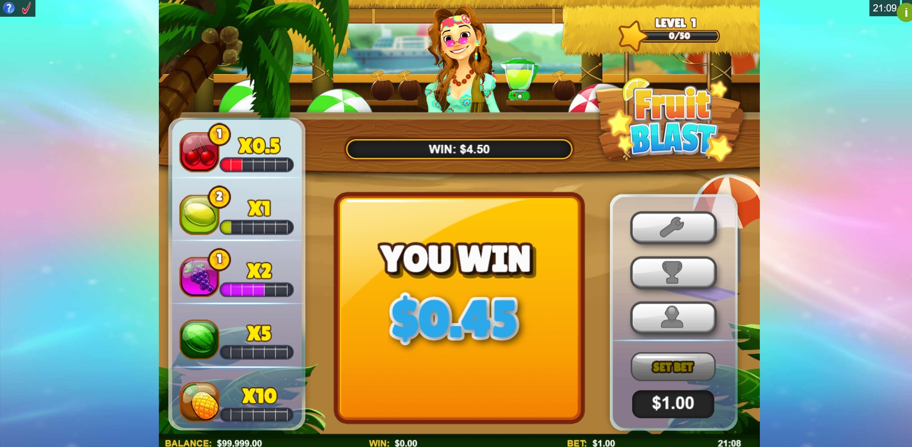 Win Money in Fruit Blast Free Slot Game by Skillzzgaming