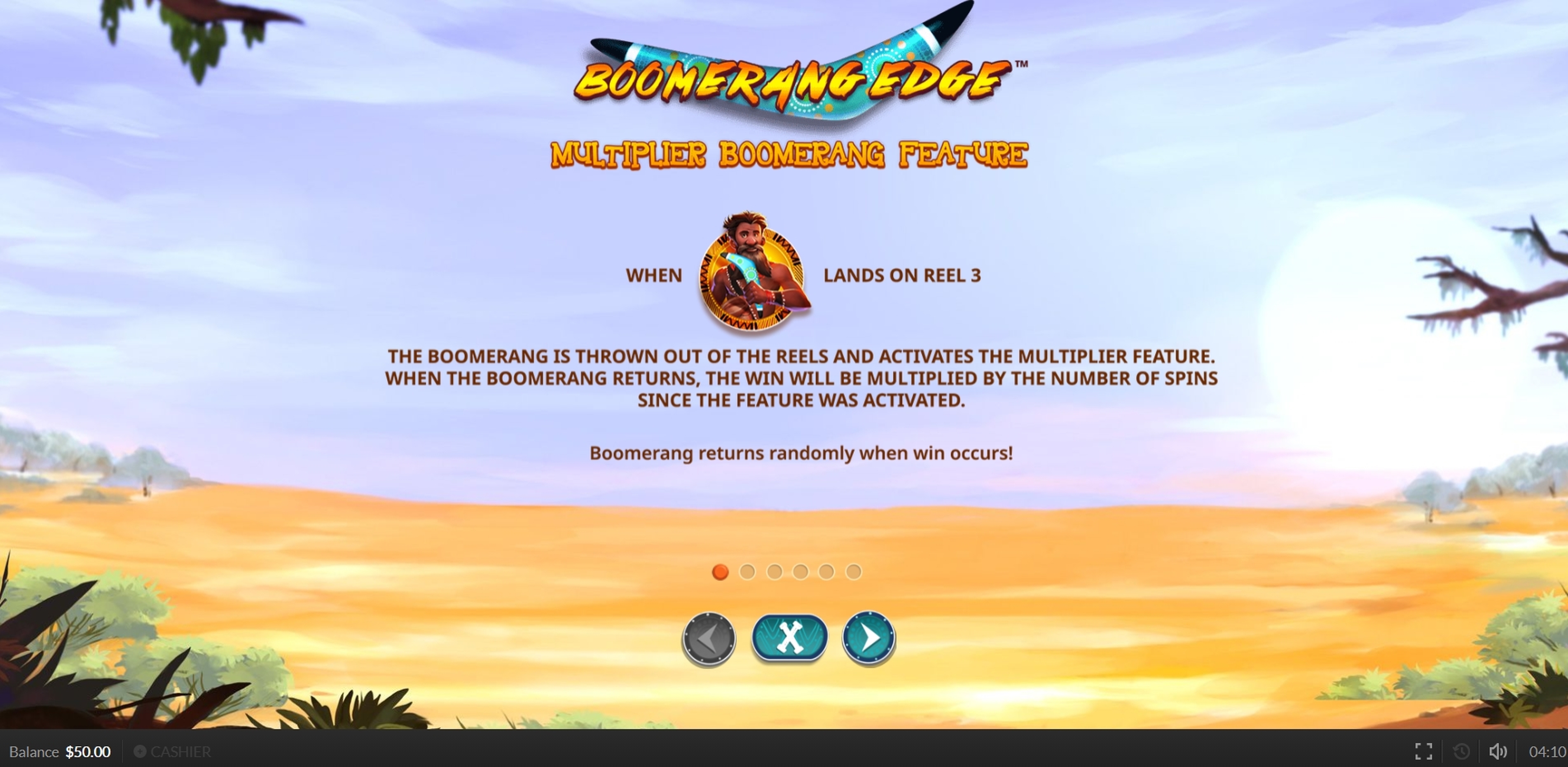 Info of Boomerang Edge Slot Game by Skywind