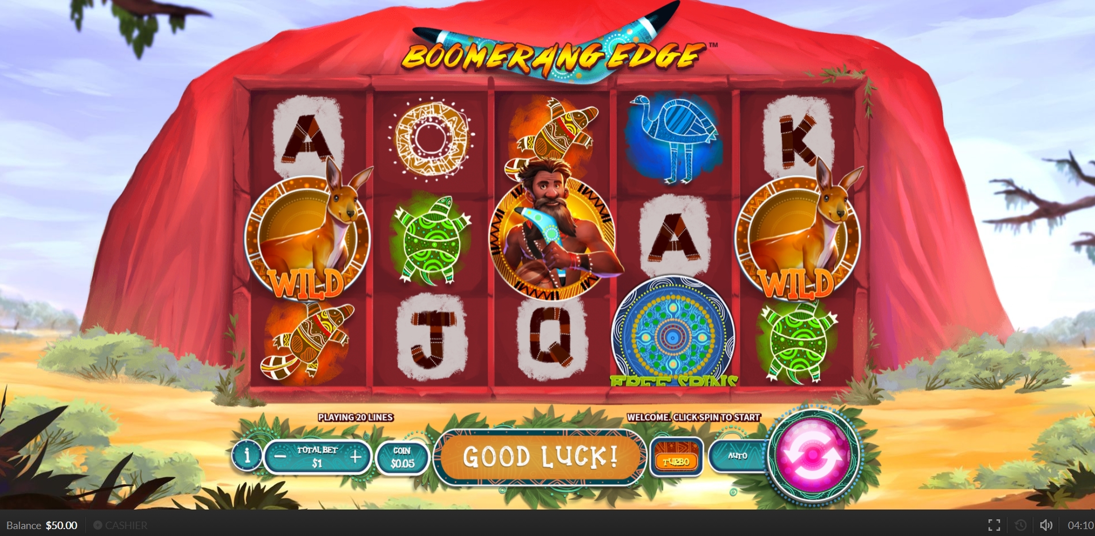 Reels in Boomerang Edge Slot Game by Skywind