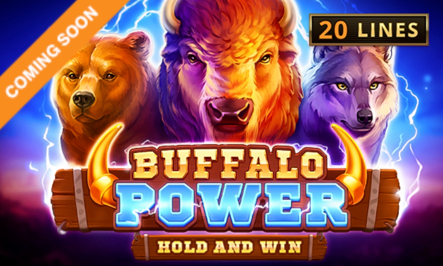 Win Money in Buffalo Lightning Free Slot Game by Skywind