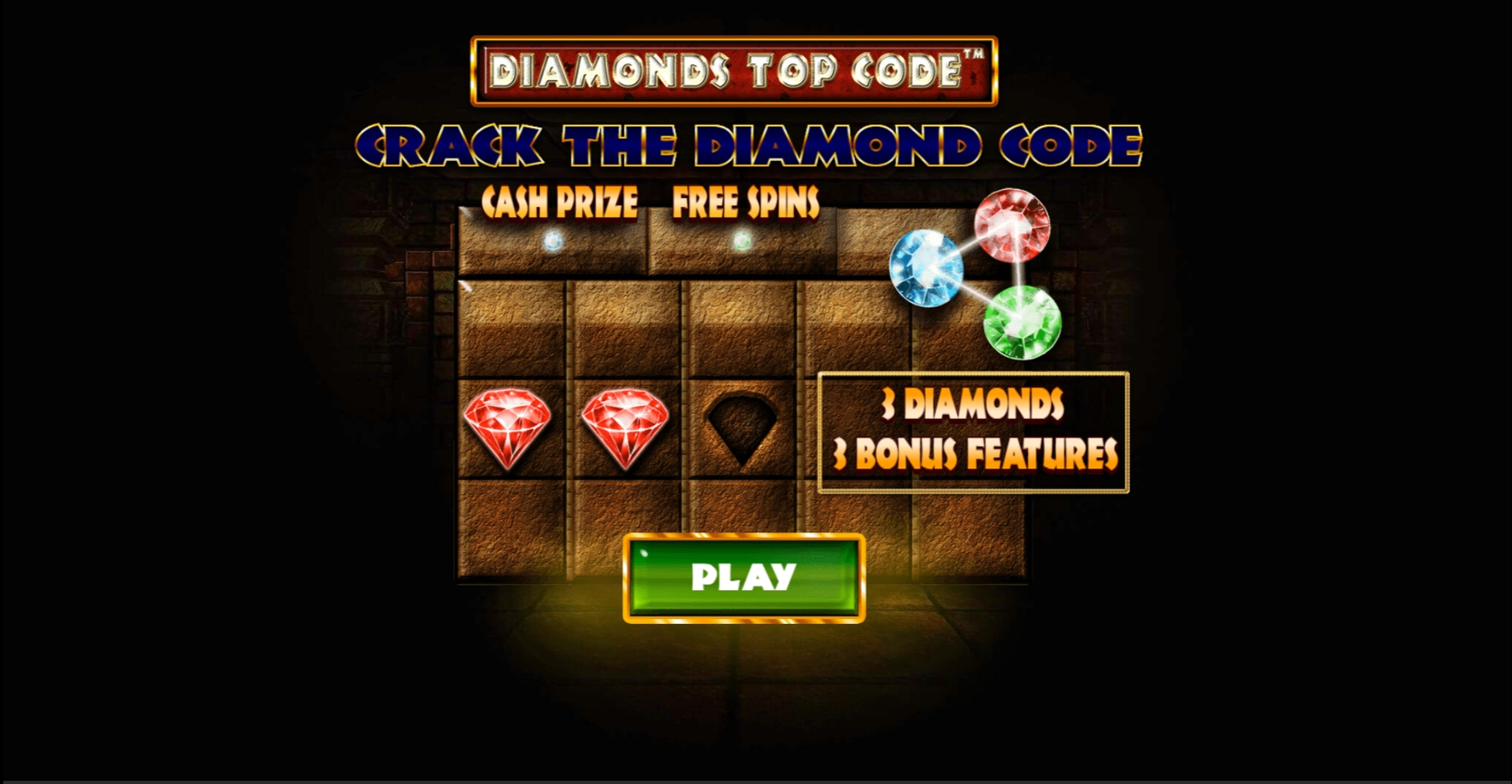 Win Money in Diamonds Top Code Free Slot Game by Skywind