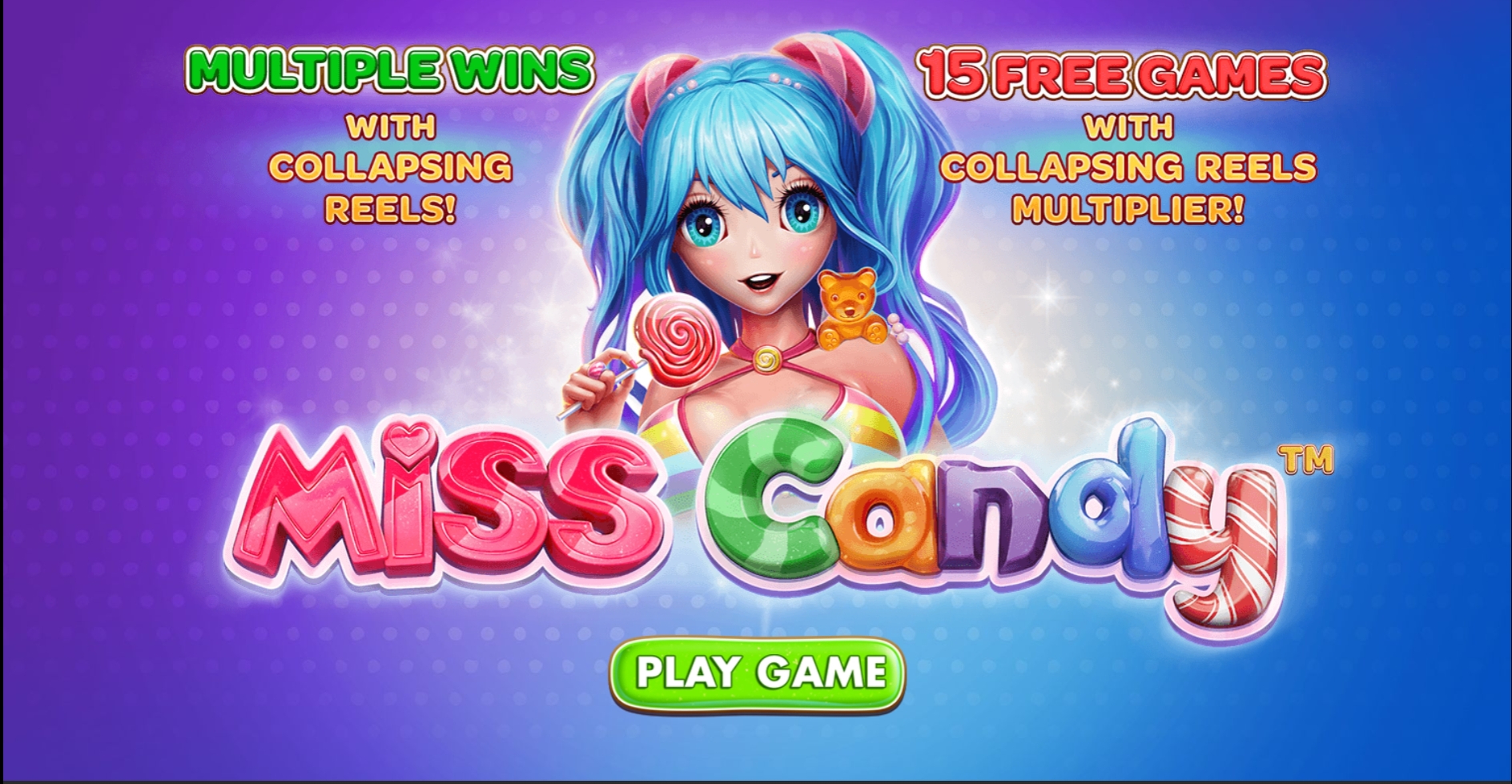 Win Money in Miss Candy Free Slot Game by Skywind