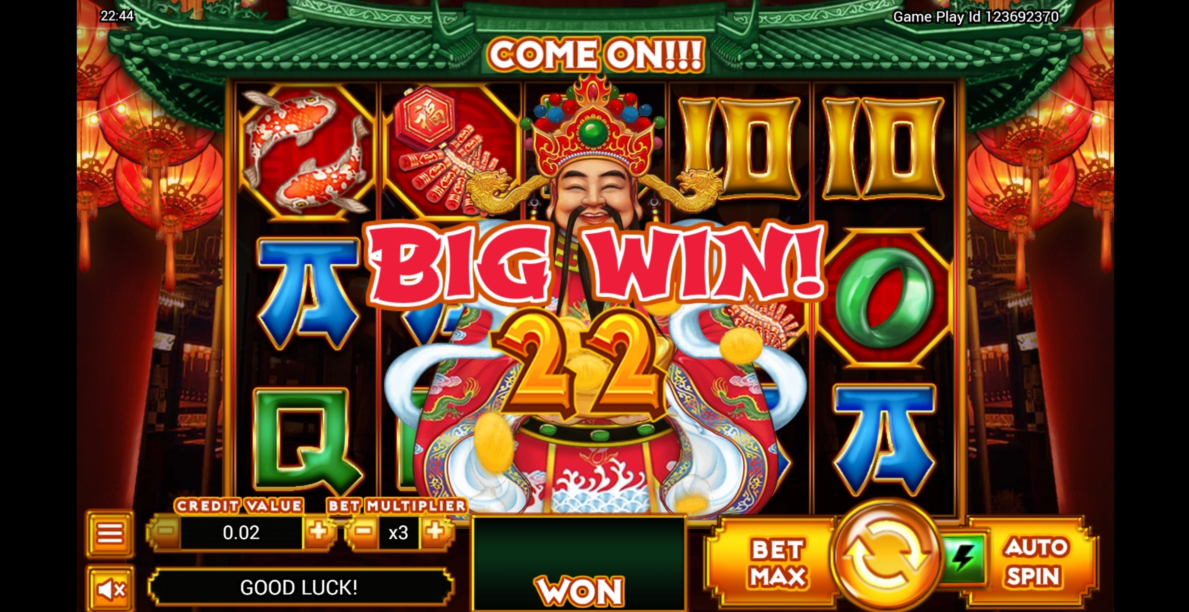 Ying Cai Shen Slot Machine