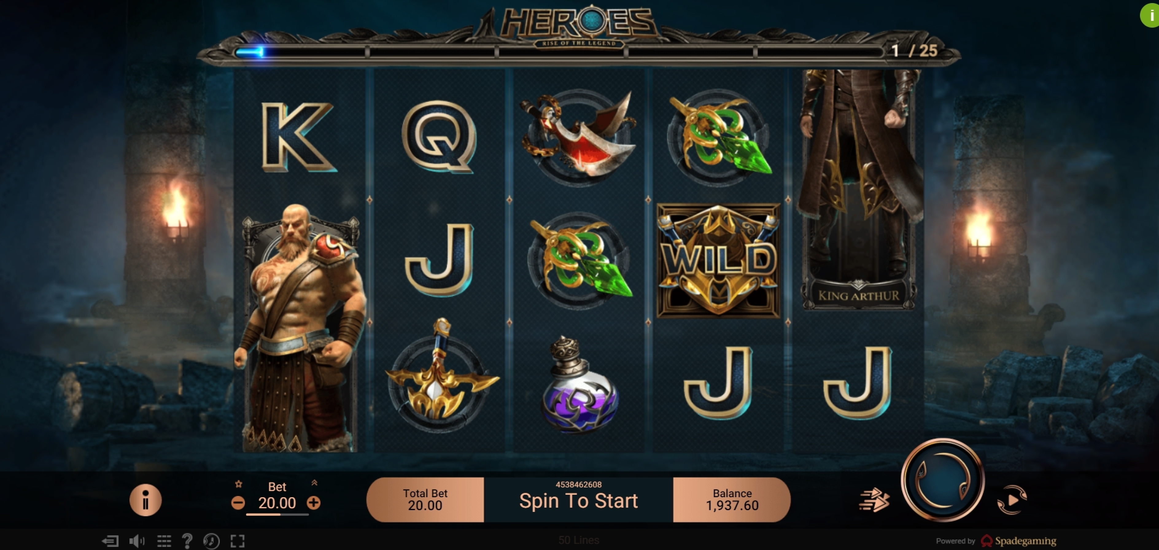 heroes rise of the legend slot