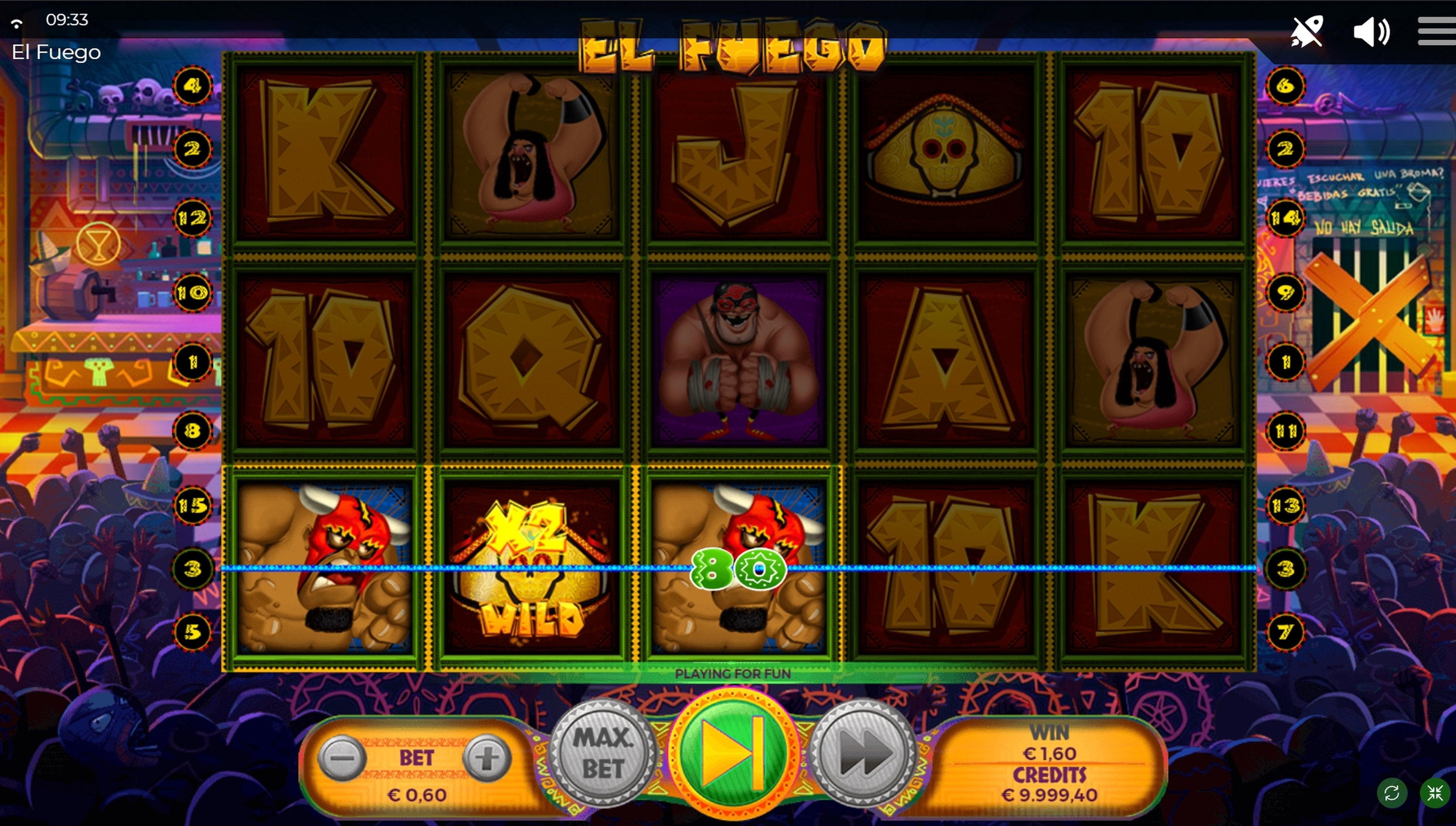 Win Money in El Fuego Free Slot Game by Spinmatic