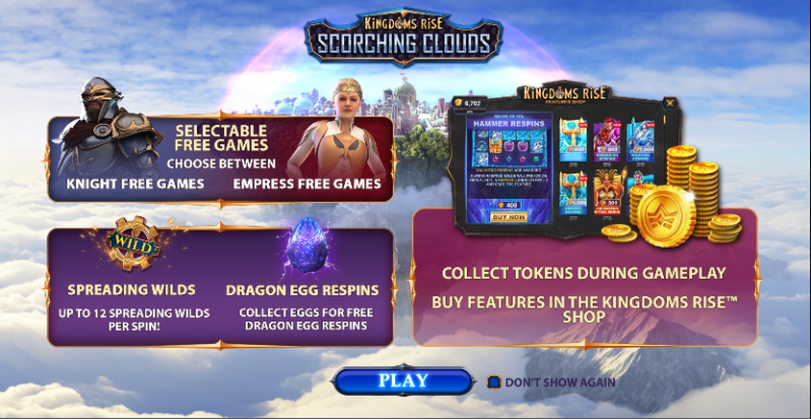 The Kingdoms Rise: Scorching Clouds Online Slot Demo Game by SUNfox Games