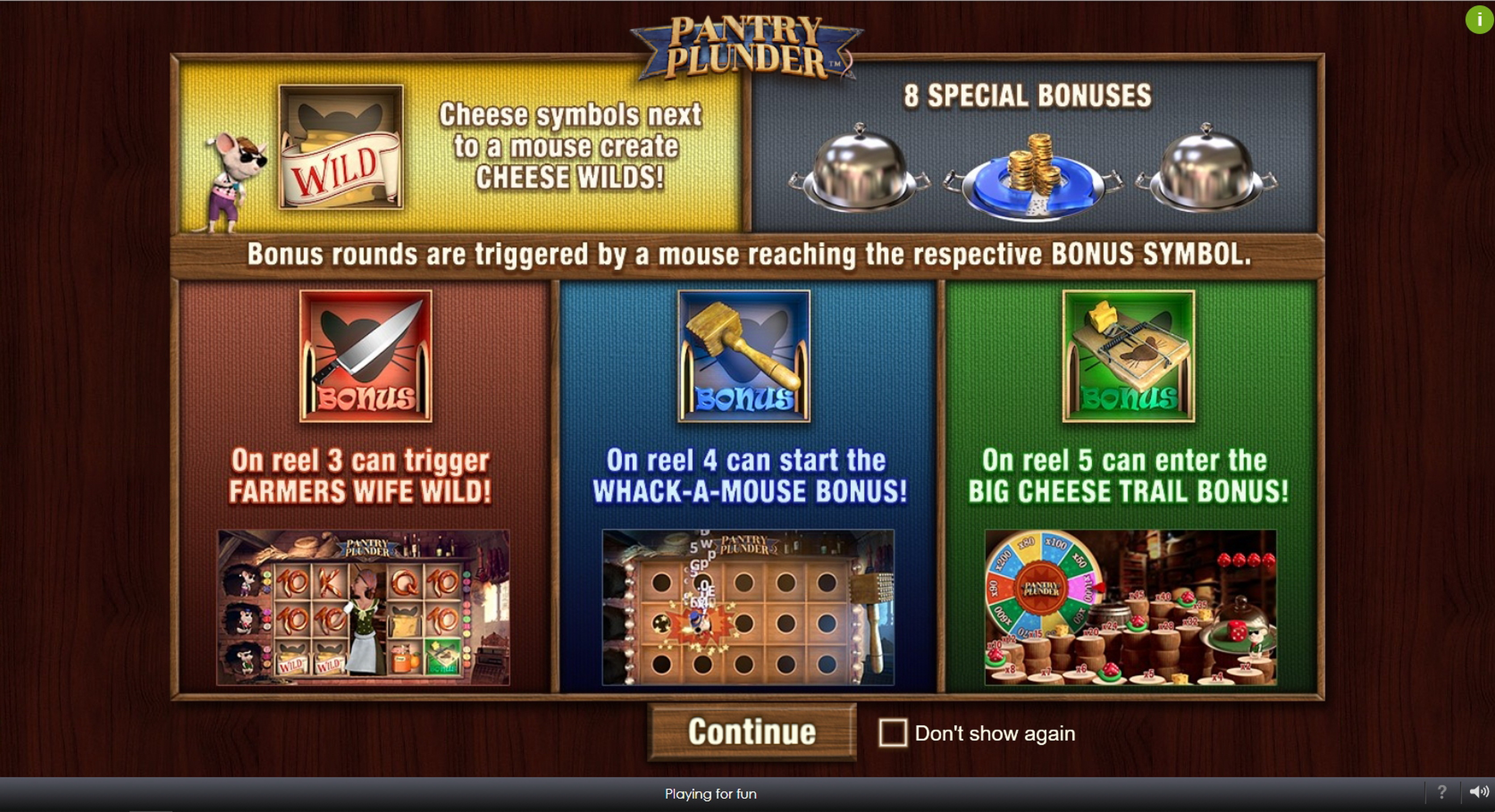 Play Pantry Plunder Free Casino Slot Game by SUNfox Games
