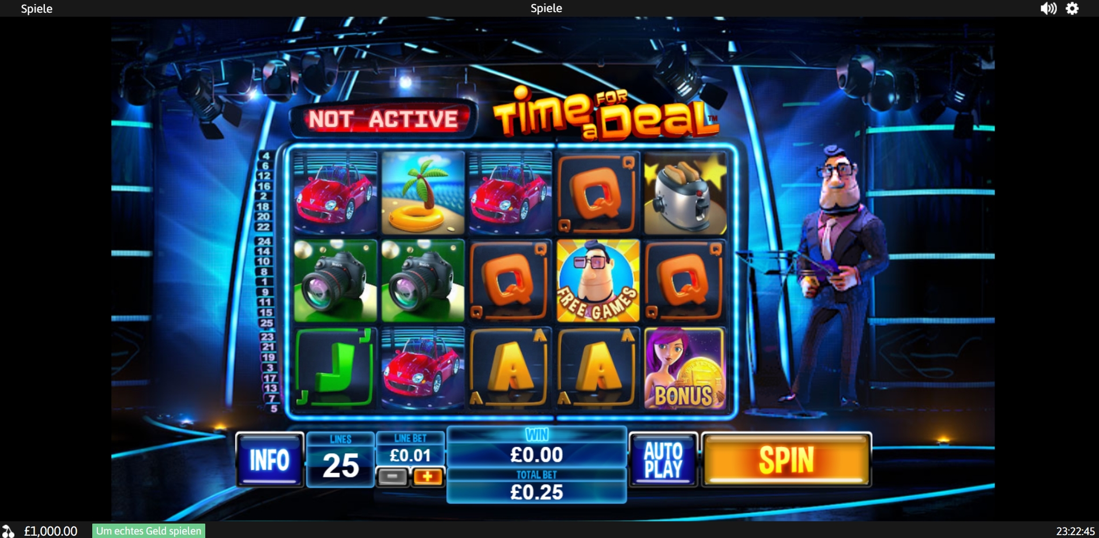 Reels in Time For a Deal Slot Game by SUNfox Games