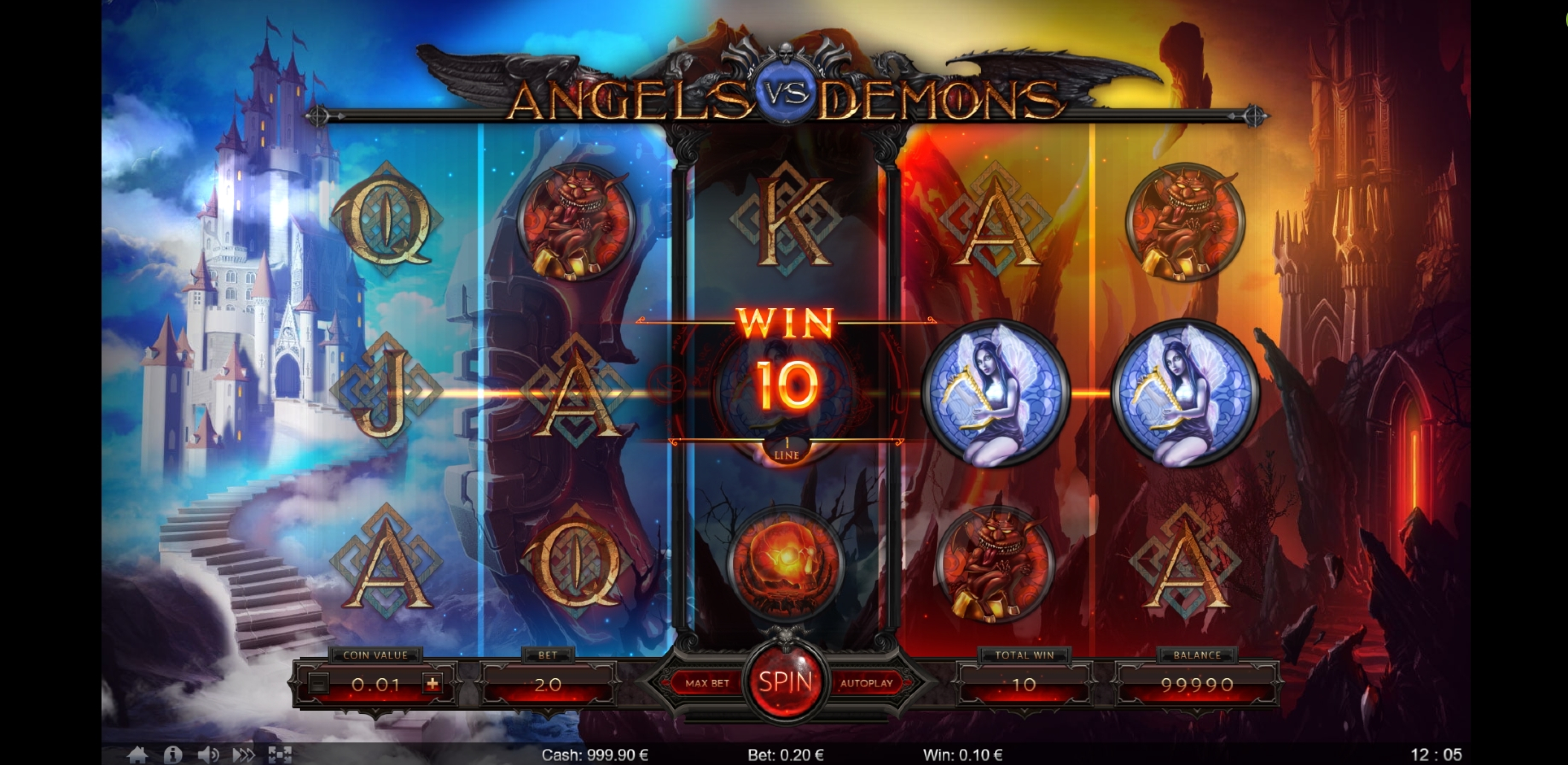 Angels vs Demons Slot Machine Online by Thunderspin Review & FREE Demo