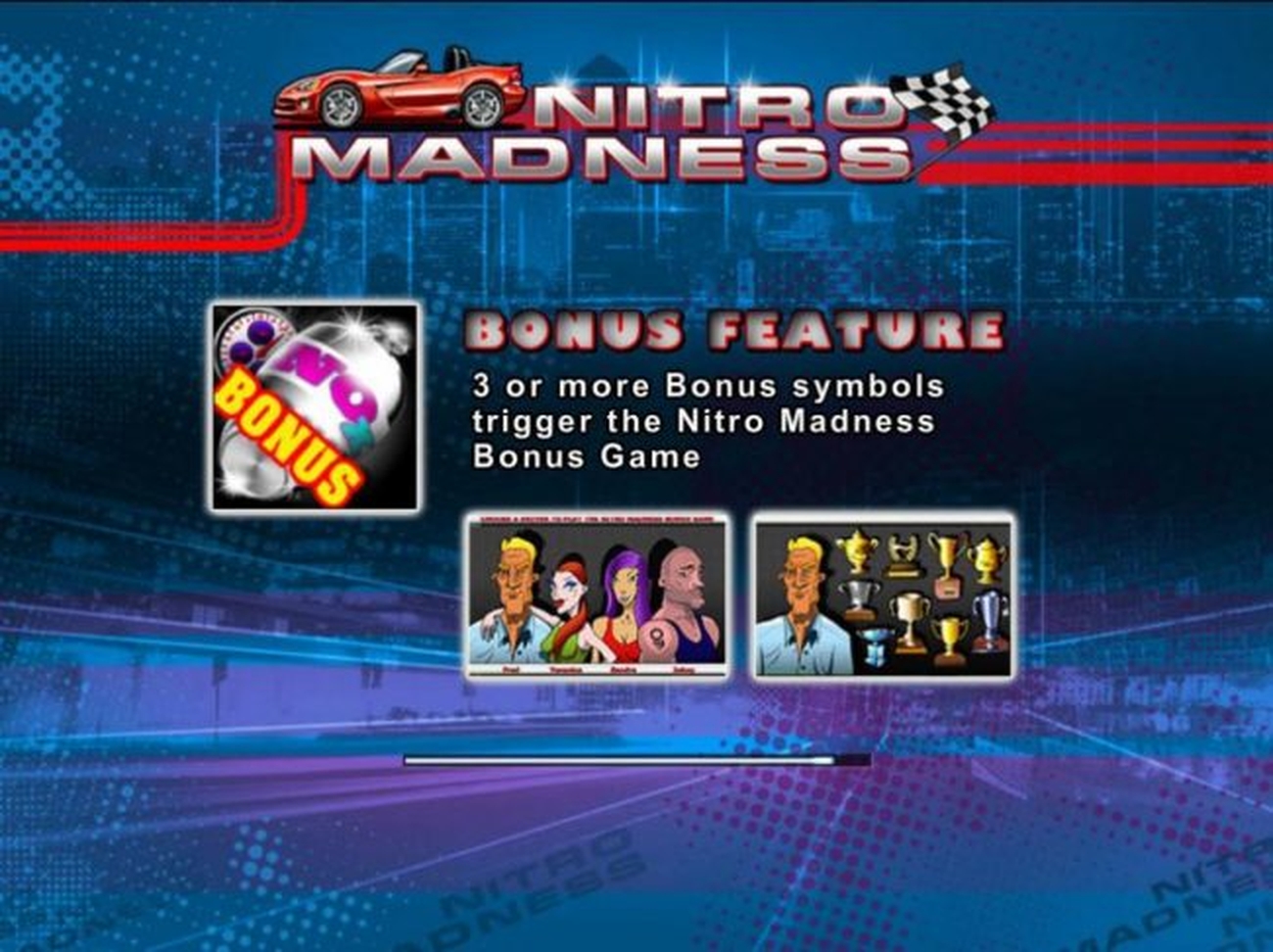 The Nitro Madness Online Slot Demo Game by Tom Horn Gaming