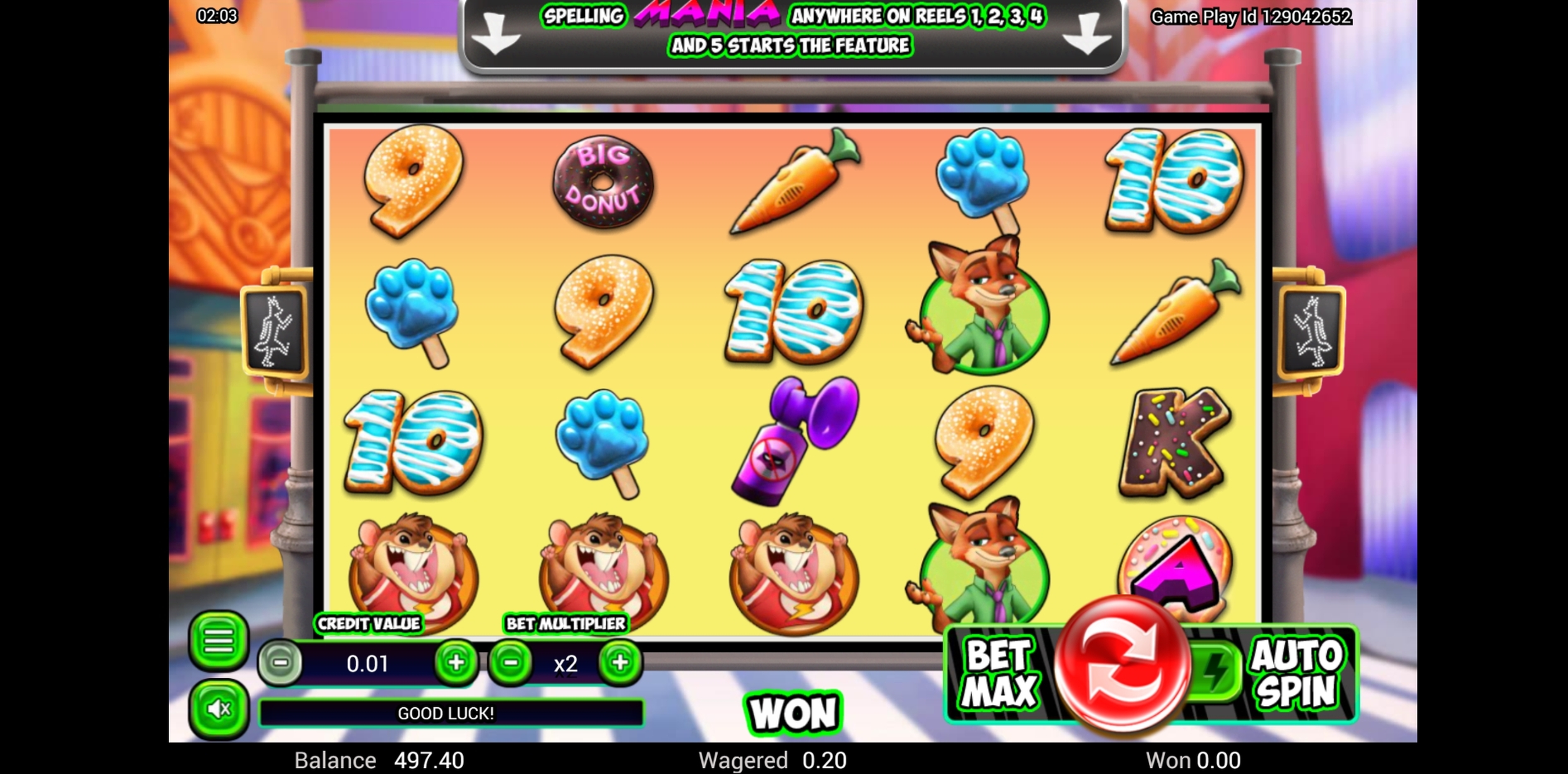 Win Money in Zoomania Free Slot Game by Top Trend Gaming