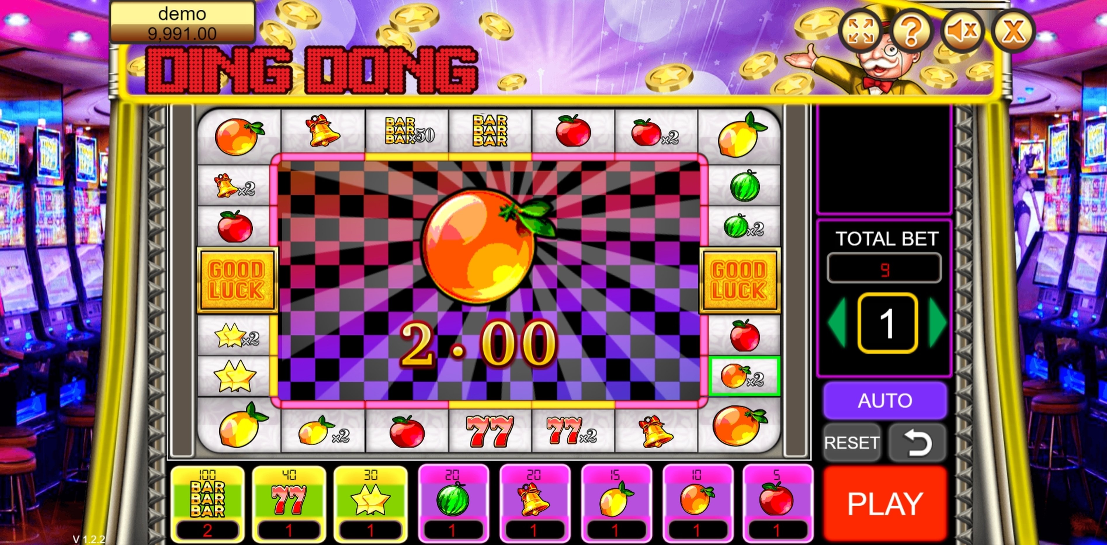 Win Money in Ding Dong Free Slot Game by Vela Gaming