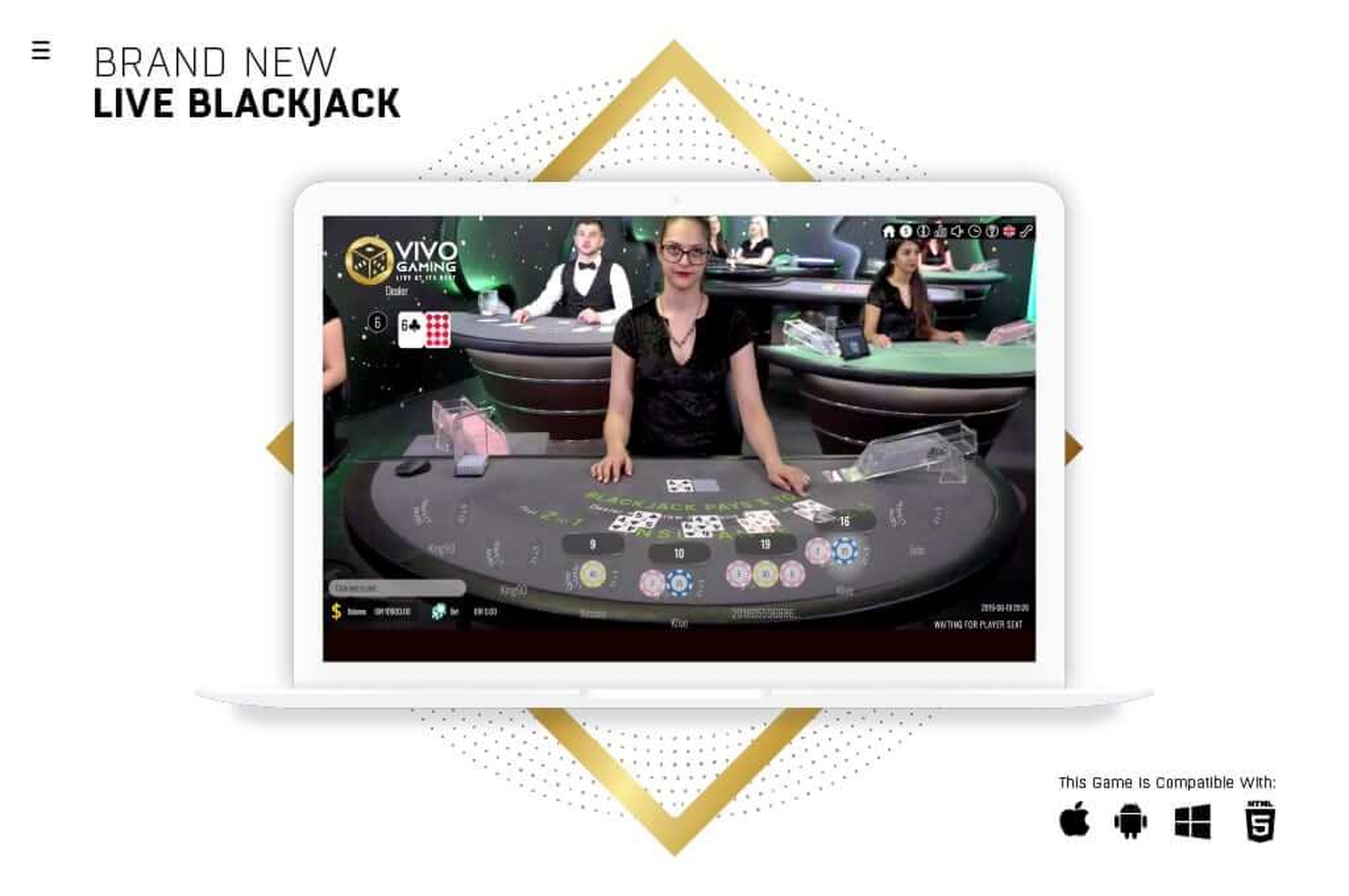 The Blackjack Live Casino Online Slot Demo Game by Vivo Gaming