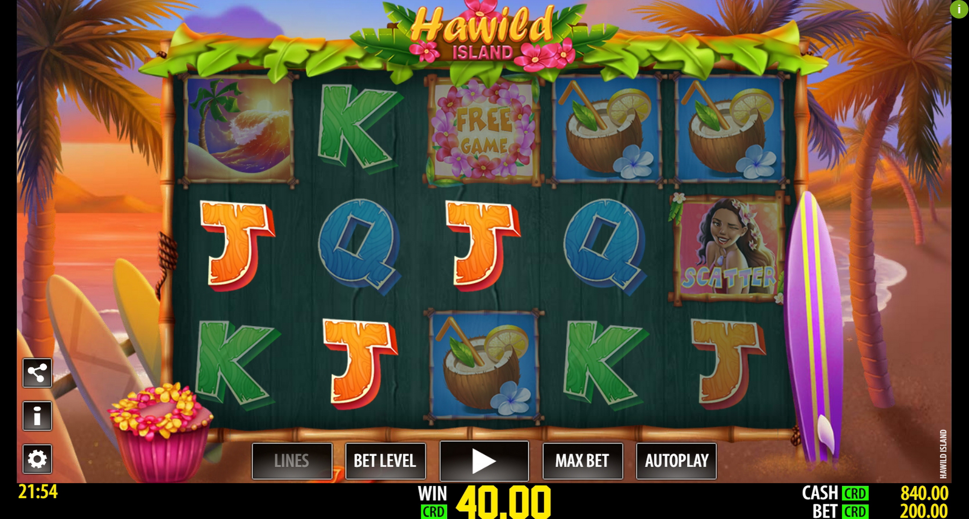 Win Money in Hawild Island Free Slot Game by World Match