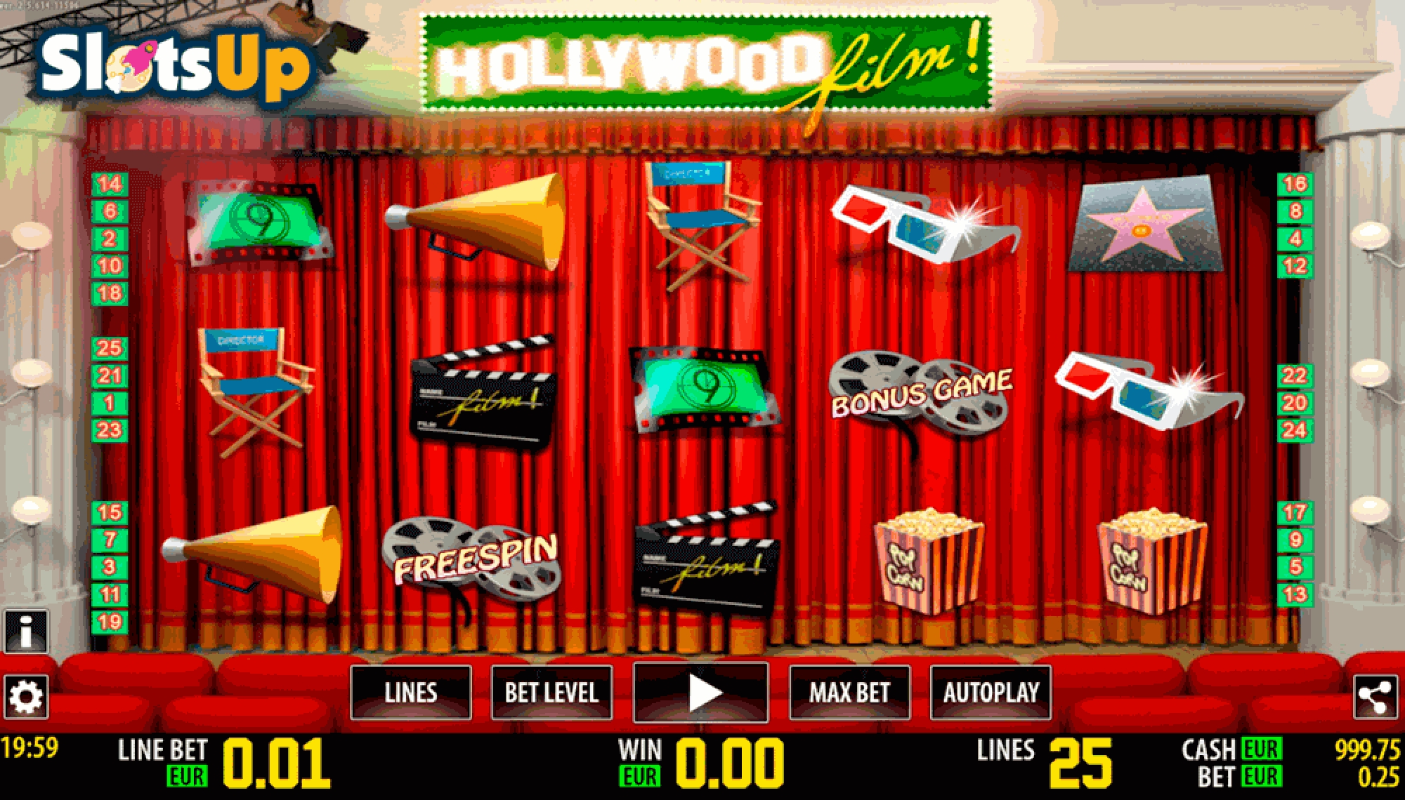The Hollywood HD Online Slot Demo Game by World Match