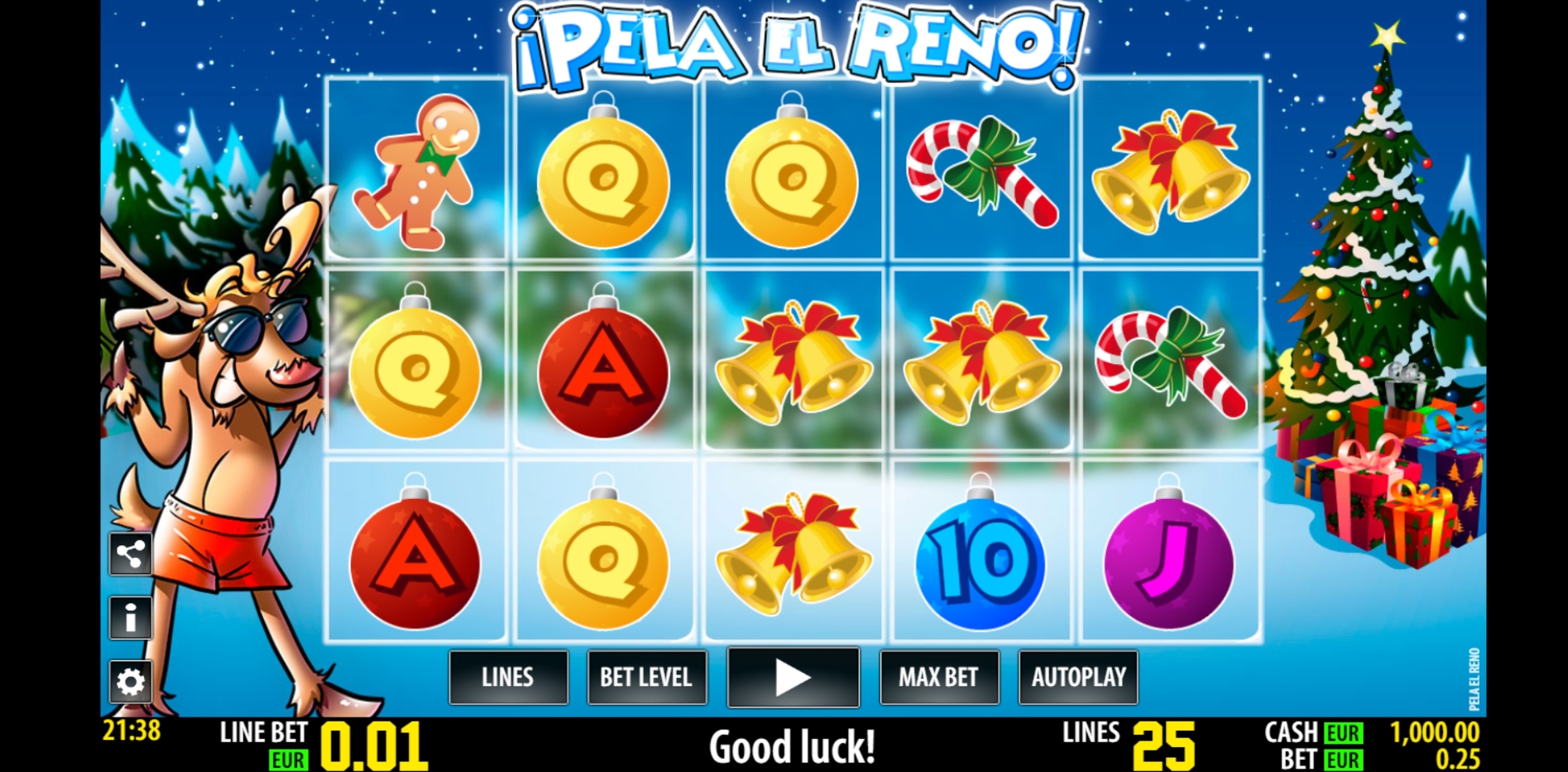 Reels in Pela El Reno Slot Game by World Match