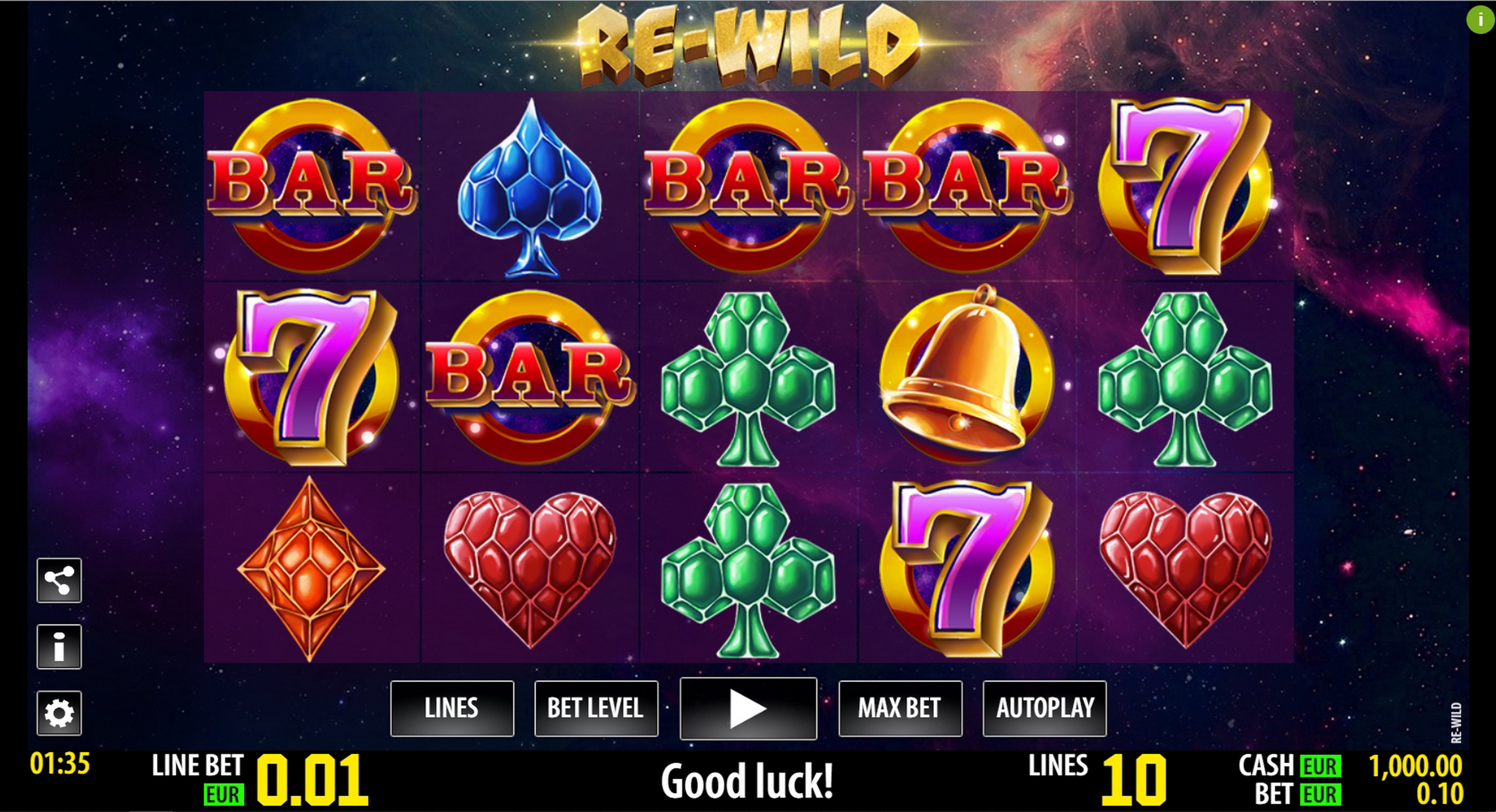 Reels in Re-Wild Slot Game by World Match