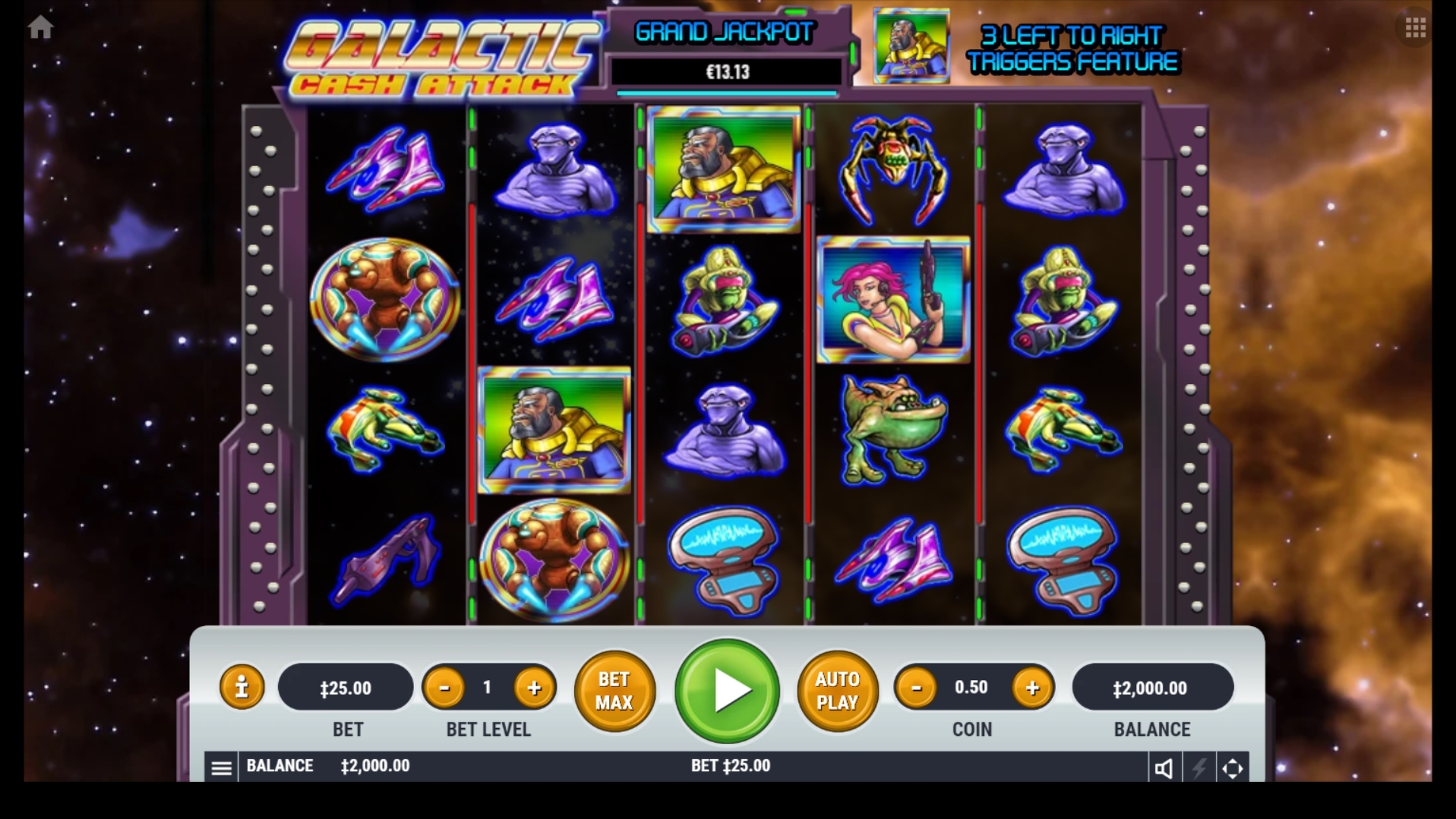 Reels in Galactic Cash (XIN Gaming) Slot Game by xin-gaming
