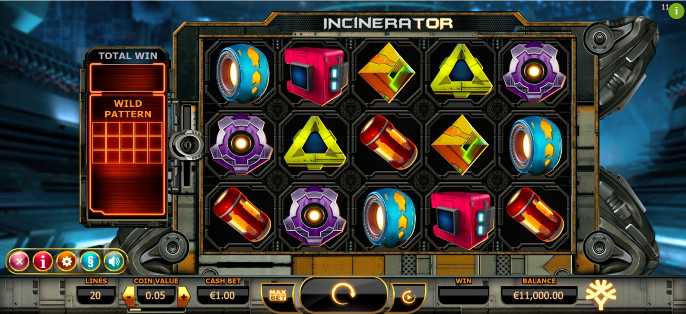 Reels in Incinerator Slot Game by Yggdrasil Gaming
