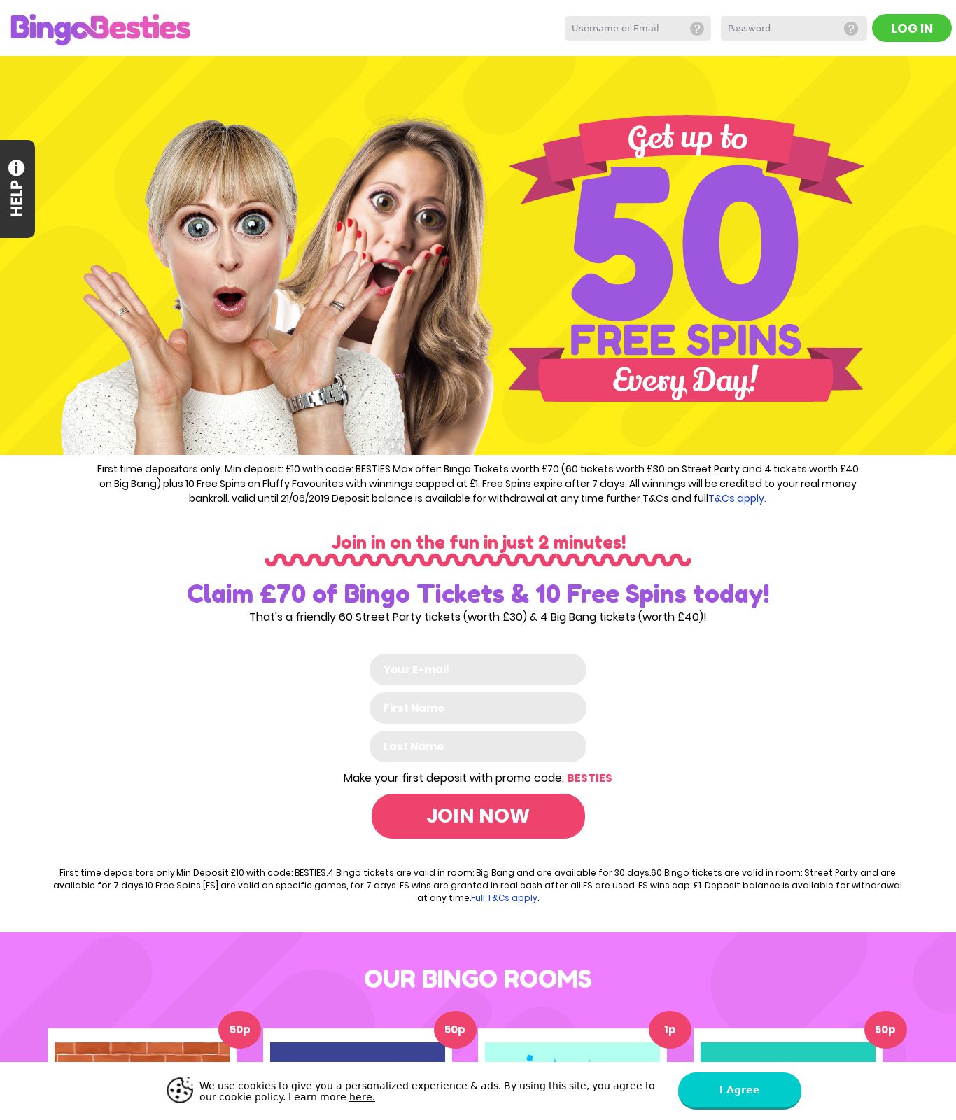 Bingo besties login Bingo besties login