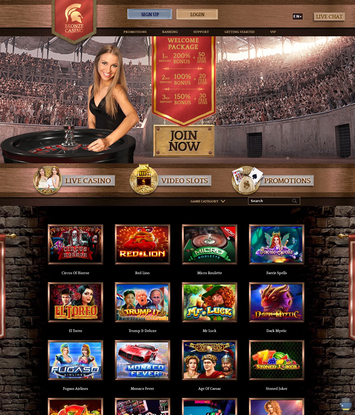 Bronze Casino No Deposit Bonus Code 2018