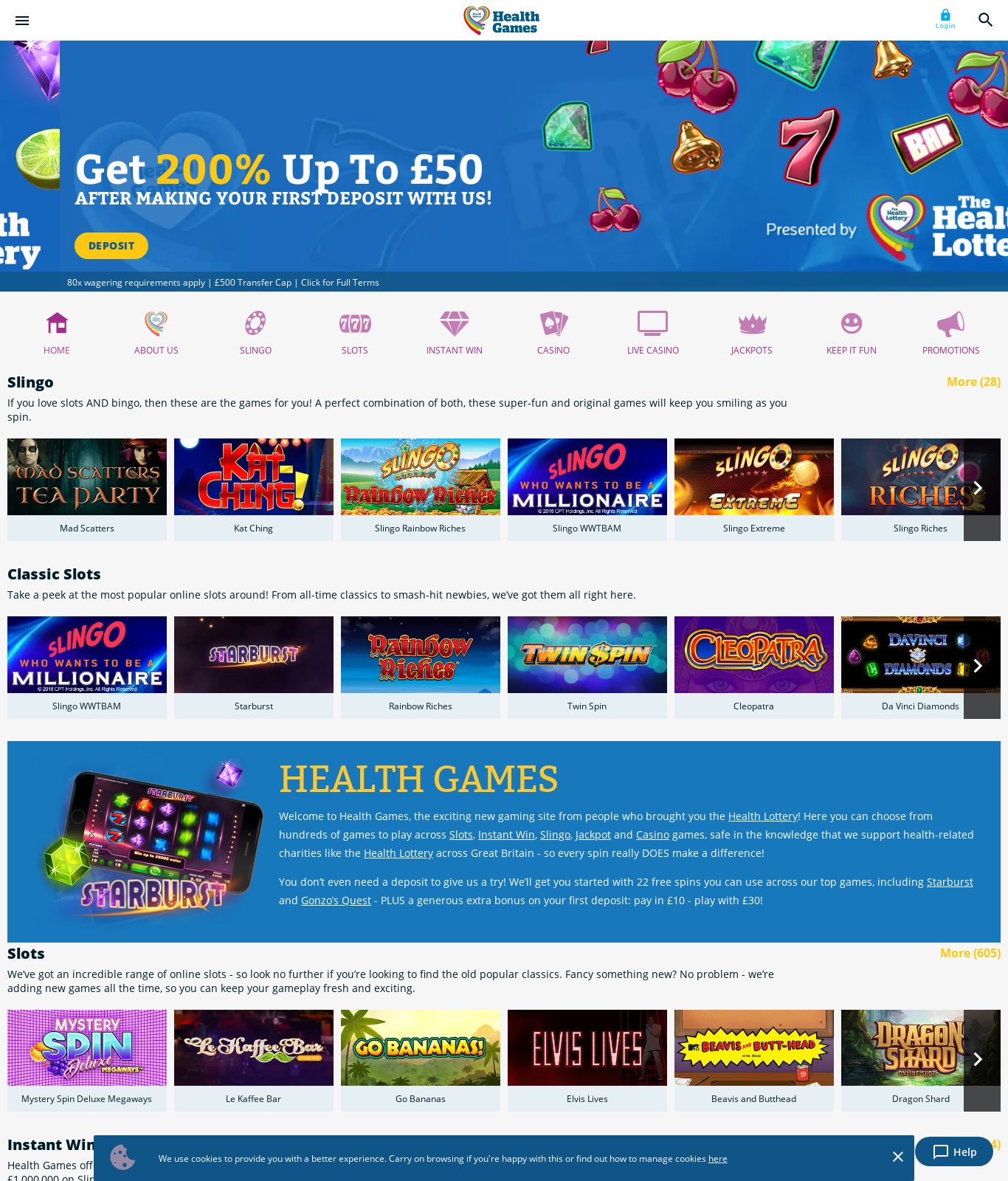 Healthgames.co.uk Screenshot