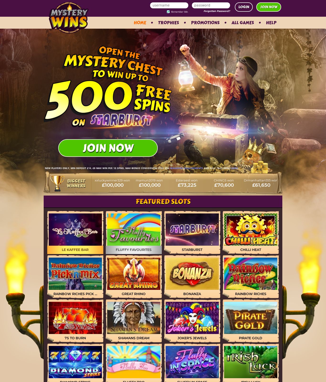 Mystery Wins Slots