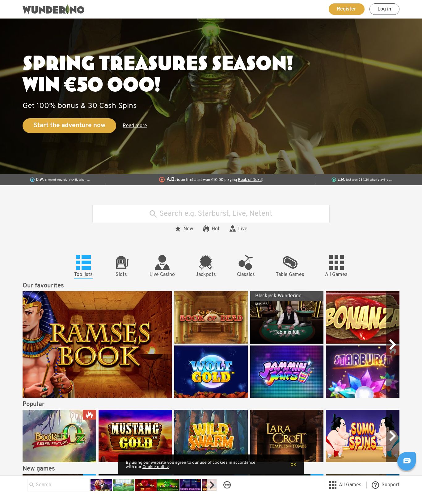 Wunderino Free Spins Wunderino Free Spins